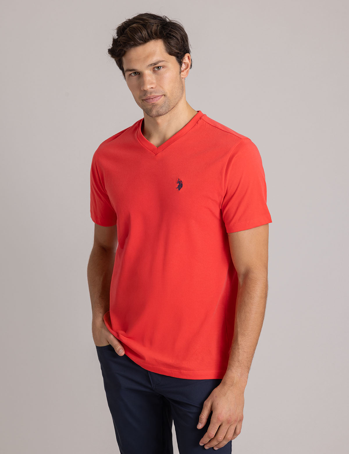 Classic V-Neck T-Shirt for Men & Women | Soft Cotton Tee