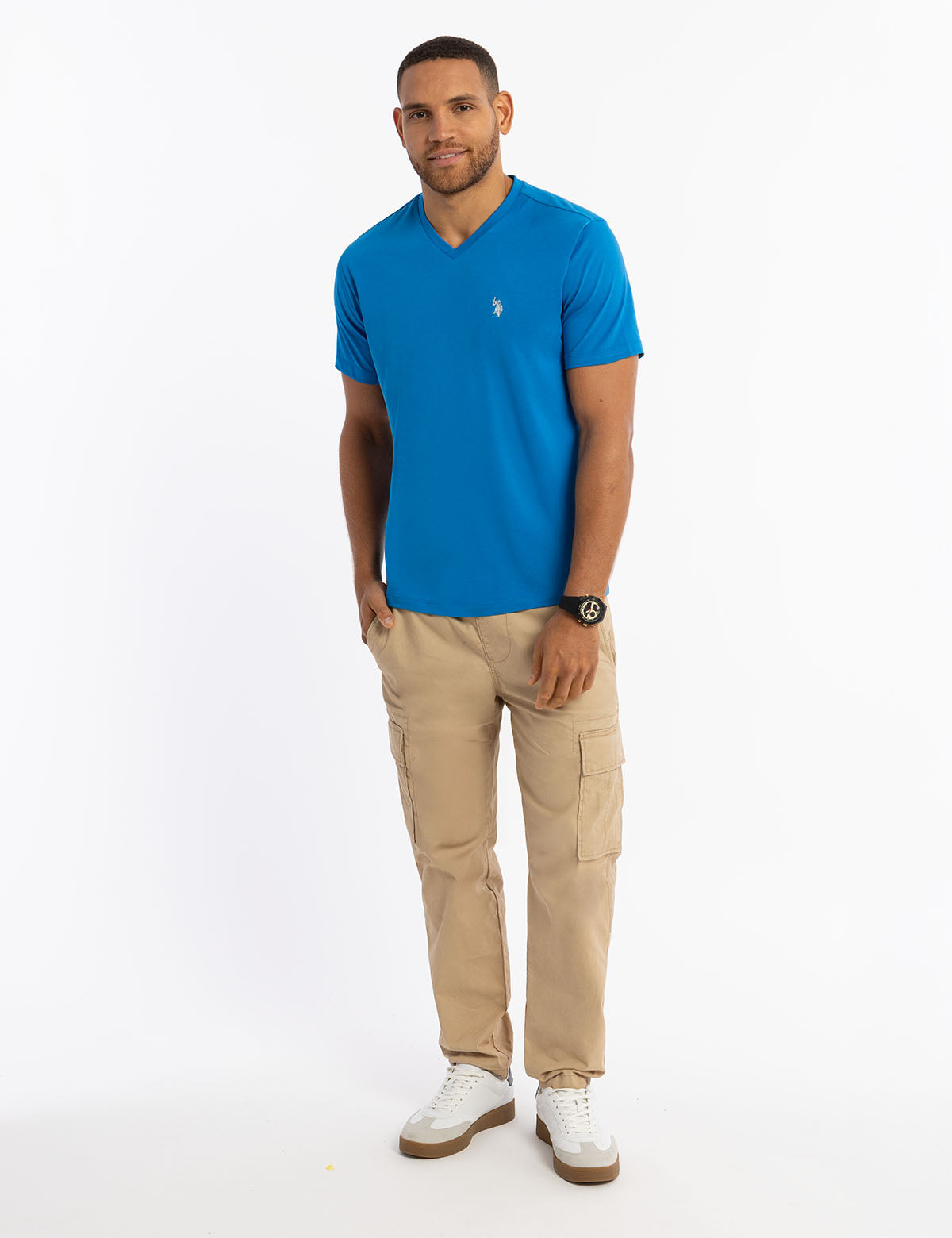 Classic V-Neck T-Shirt for Men & Women | Soft Cotton Tee