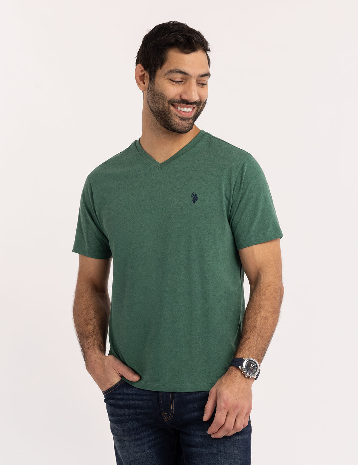 Classic V-Neck T-Shirt for Men & Women | Soft Cotton Tee
