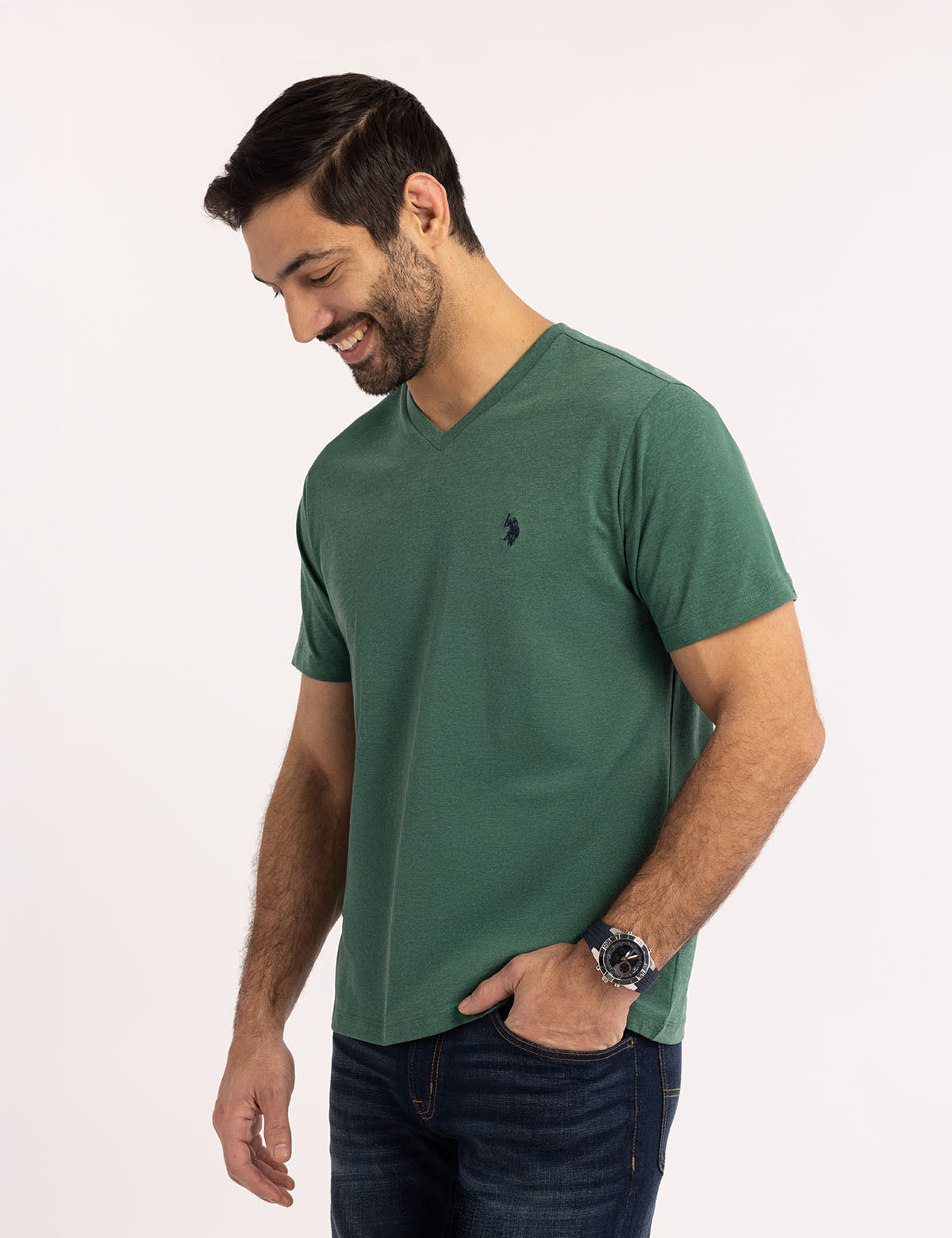Classic V-Neck T-Shirt for Men & Women | Soft Cotton Tee