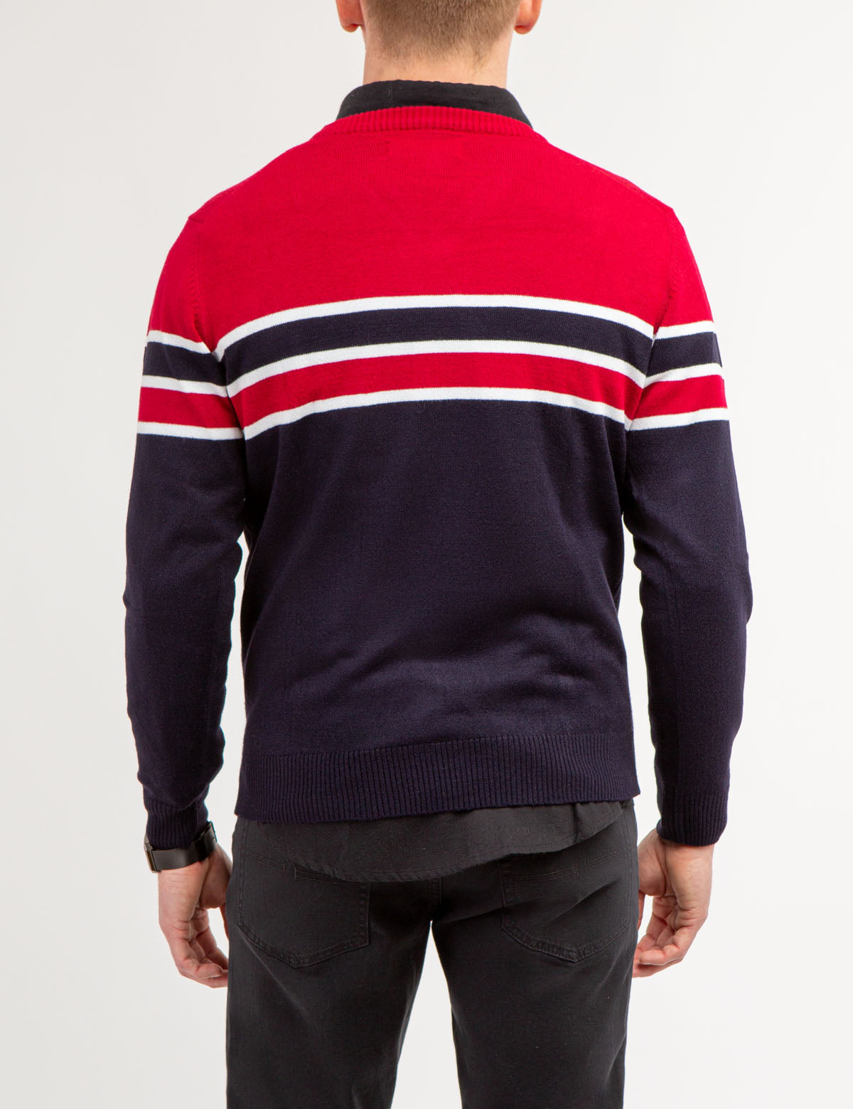 Soft Striped V-Neck Sweater for Women | Cozy & Stylish