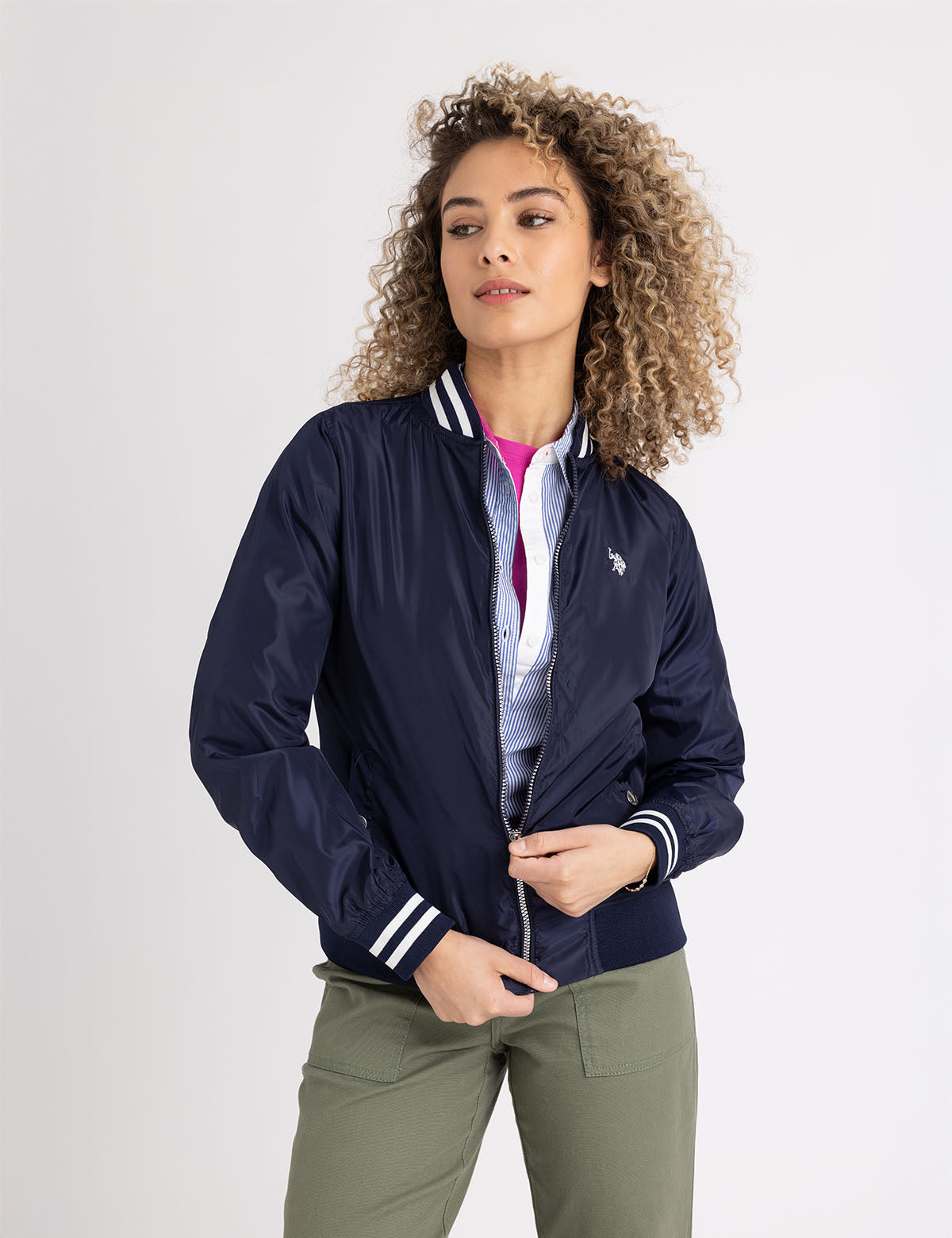 Solid Bomber Jacket for Men | Classic Aviator Style