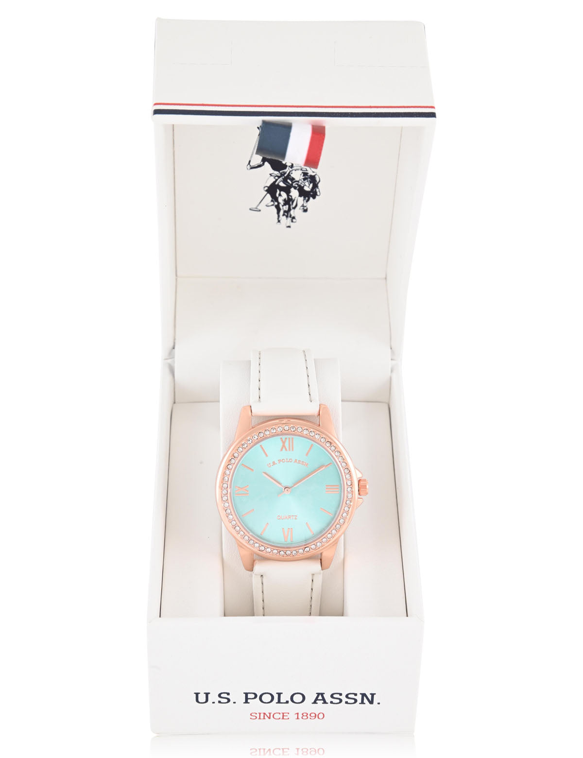 Blue Face Watch for Women with Gold Accent | Elegant Timepiece