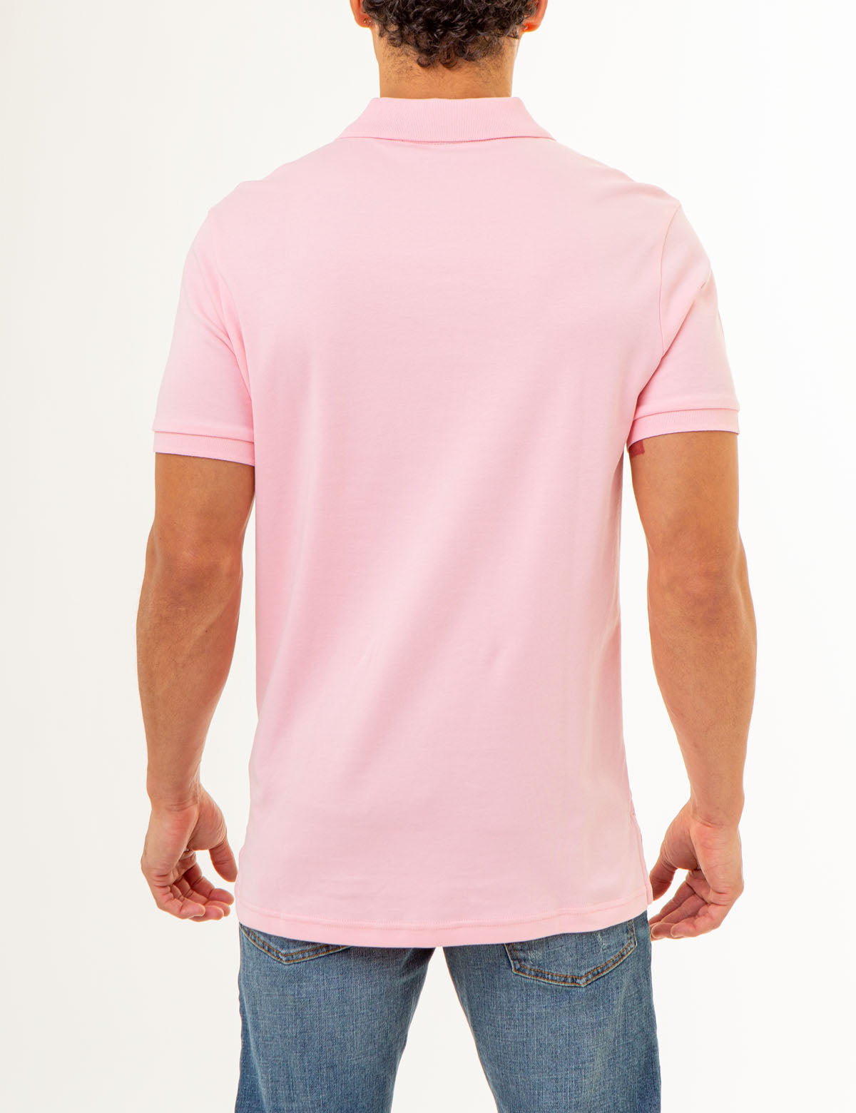 Solid Interlock Polo Shirt for Men | Classic Fit & Breathable Fabric