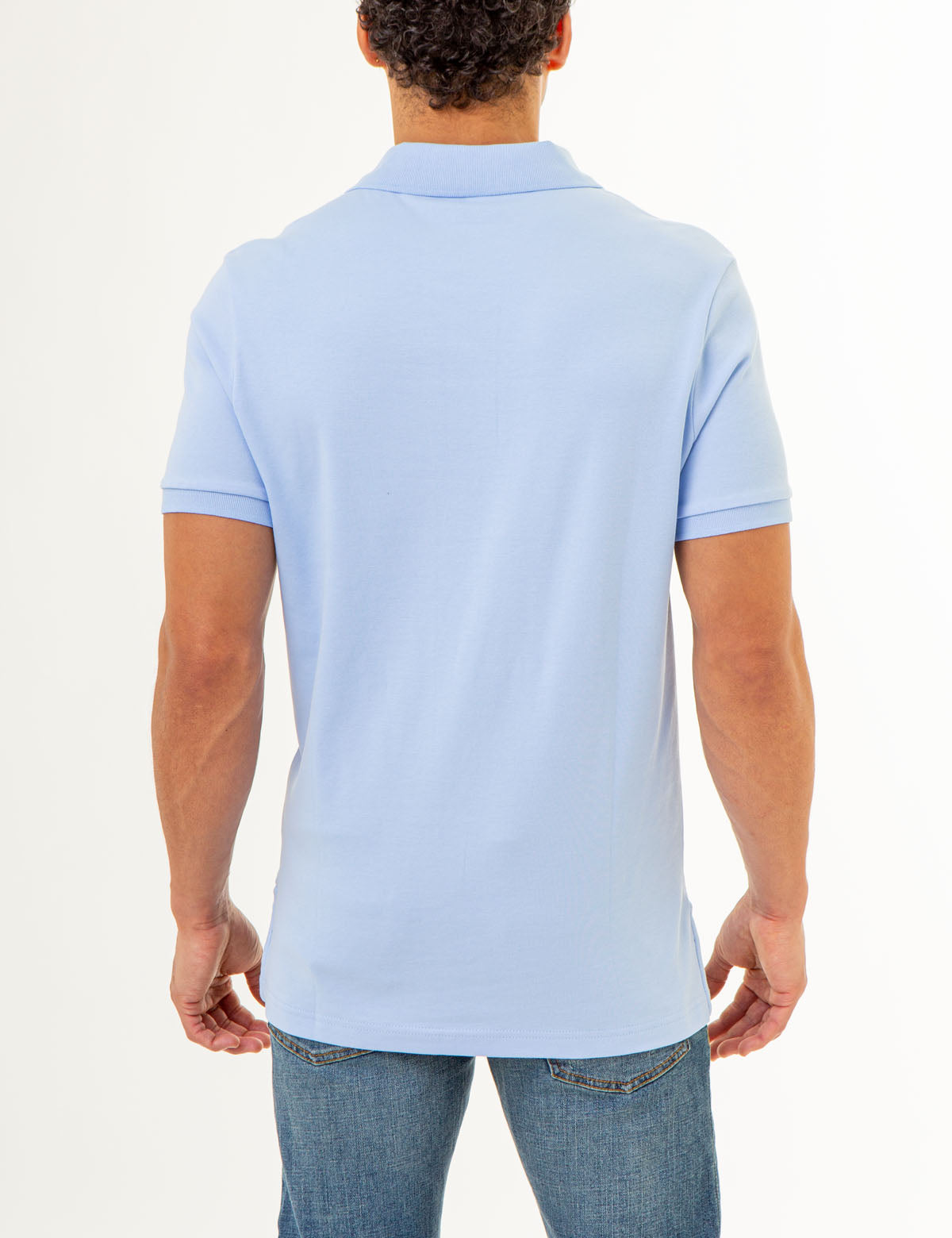 Solid Interlock Polo Shirt for Men | Classic Fit & Breathable Fabric