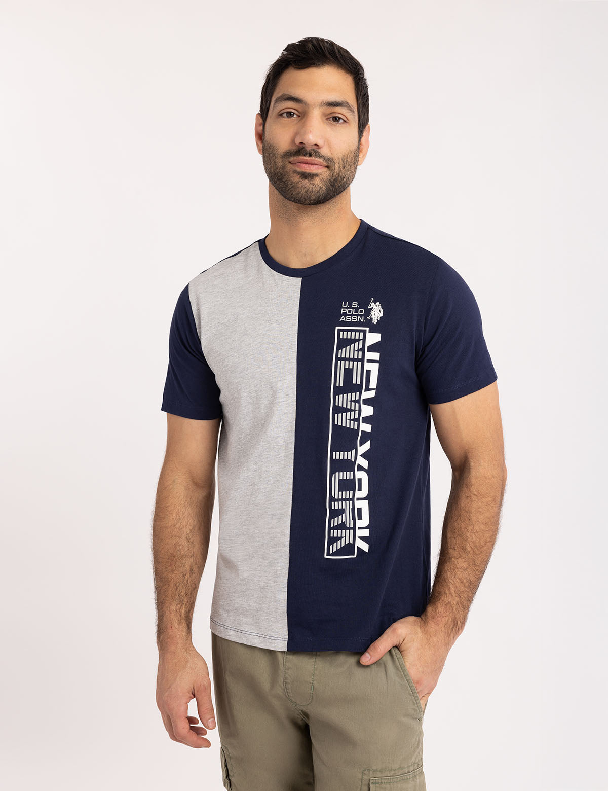 Color Block T-Shirt for Men & Women | Vertical New York