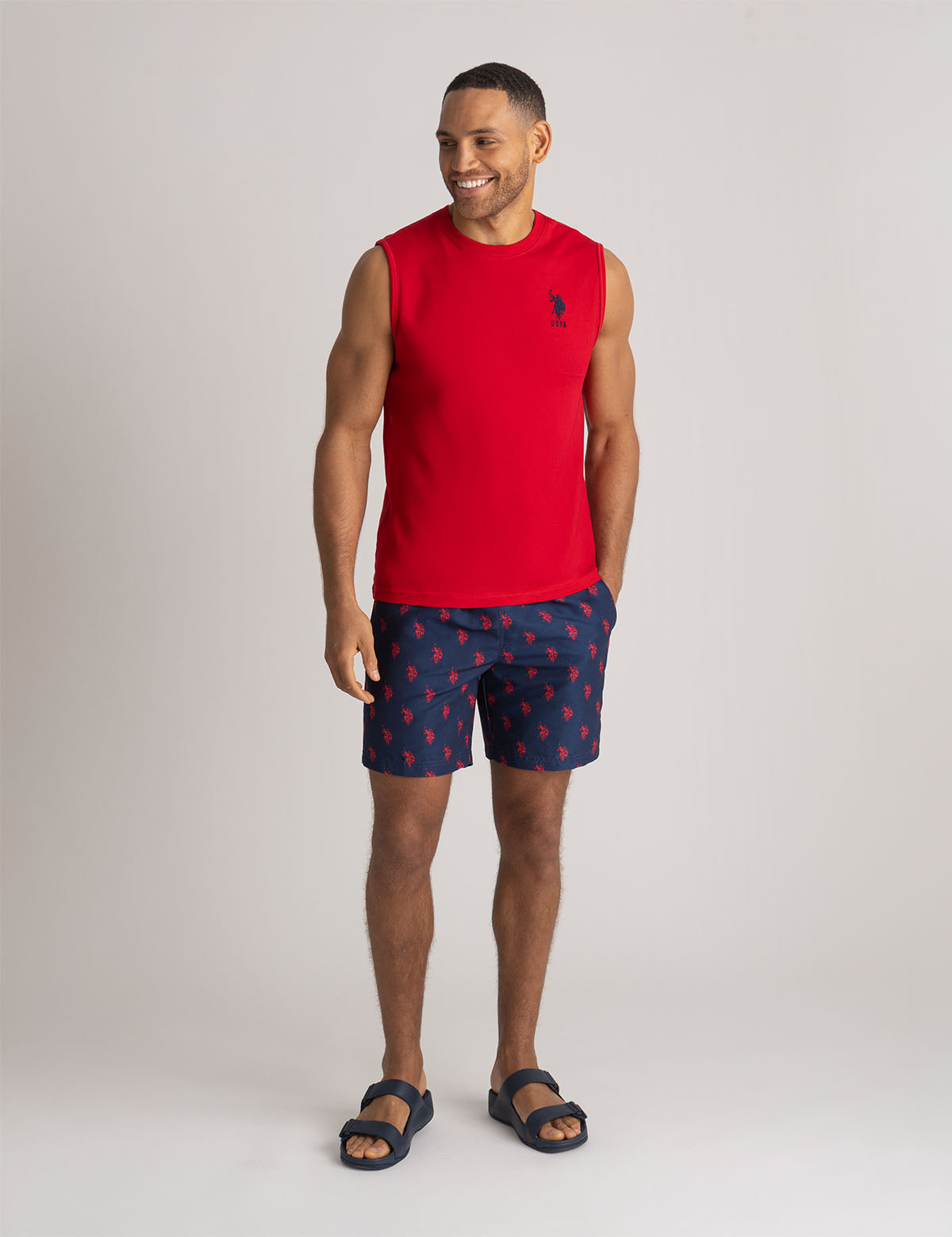 Performance Muscle Tank for Workouts & Casual Wear | SOLID LOGO