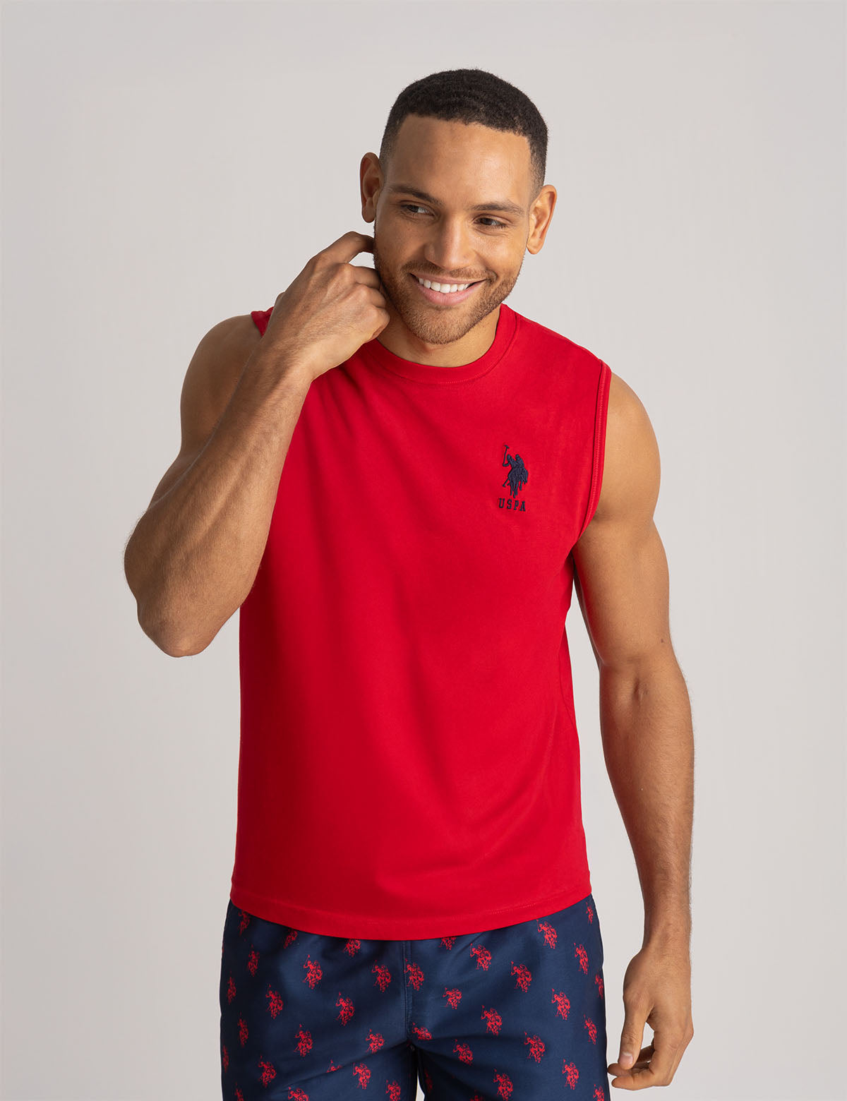 Performance Muscle Tank for Workouts & Casual Wear | SOLID LOGO