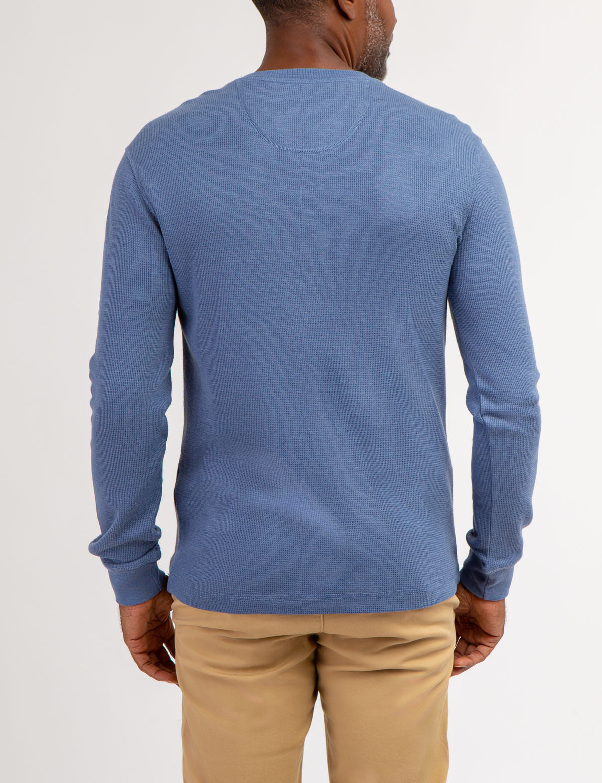 Thermal Henley Shirt for Men | Solid Long Sleeve Base Layer