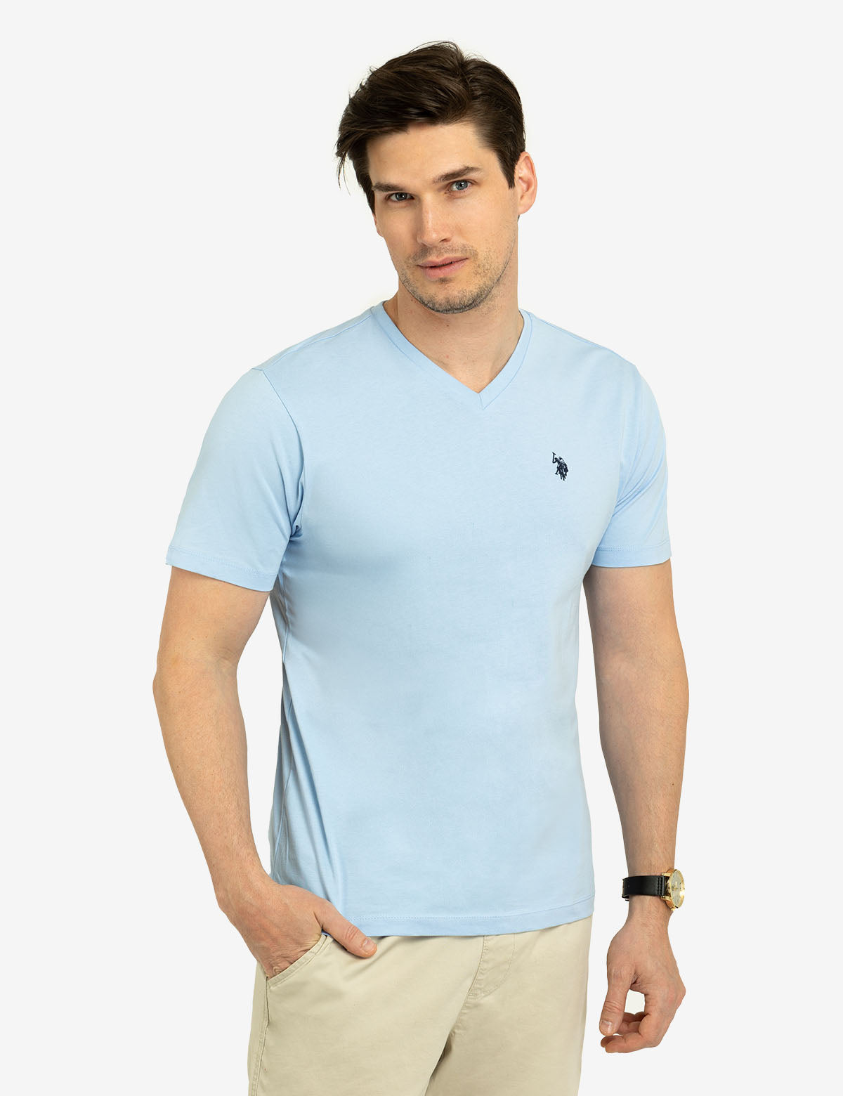 Classic V-Neck T-Shirt for Men & Women | Soft Cotton Tee