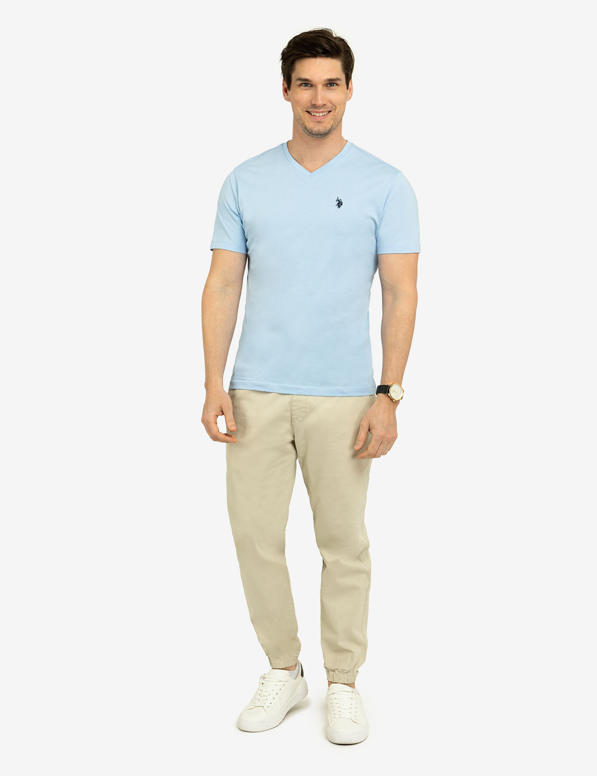 Classic V-Neck T-Shirt for Men & Women | Soft Cotton Tee