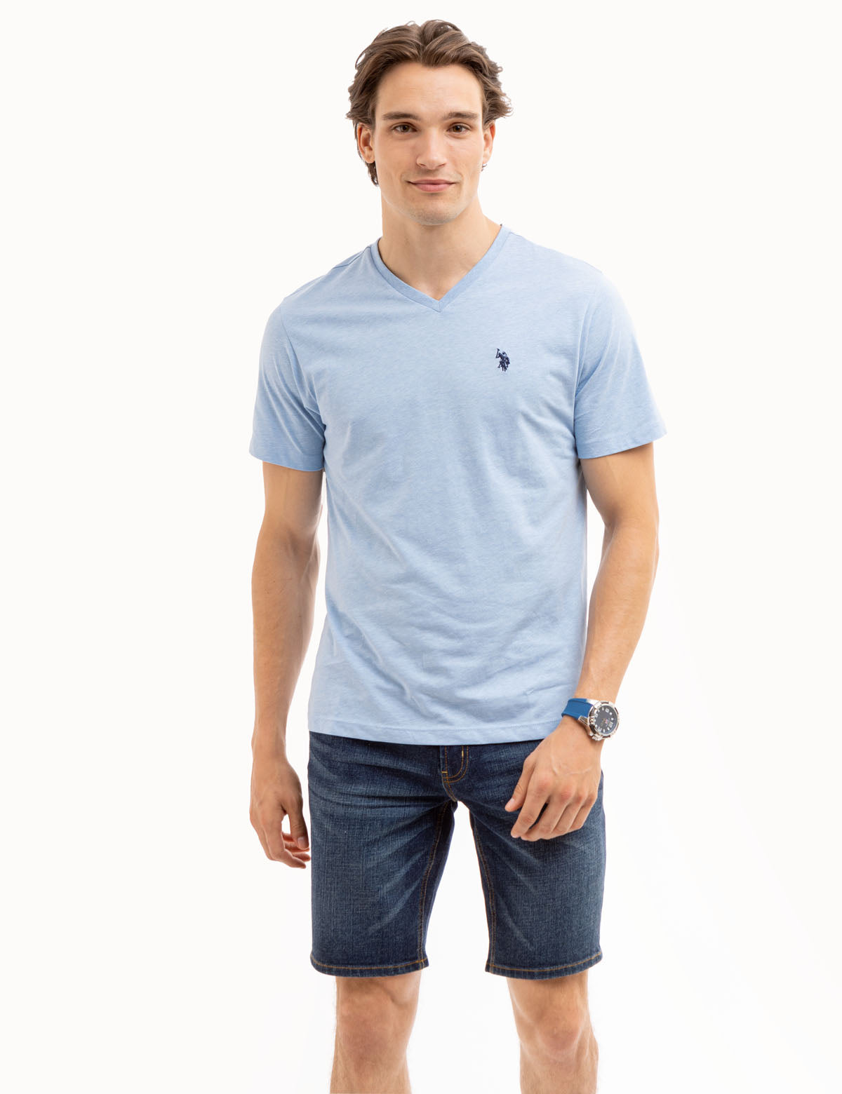 Classic V-Neck T-Shirt for Men & Women | Soft Cotton Tee