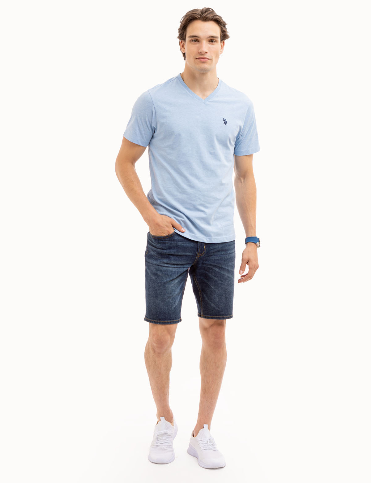 Classic V-Neck T-Shirt for Men & Women | Soft Cotton Tee