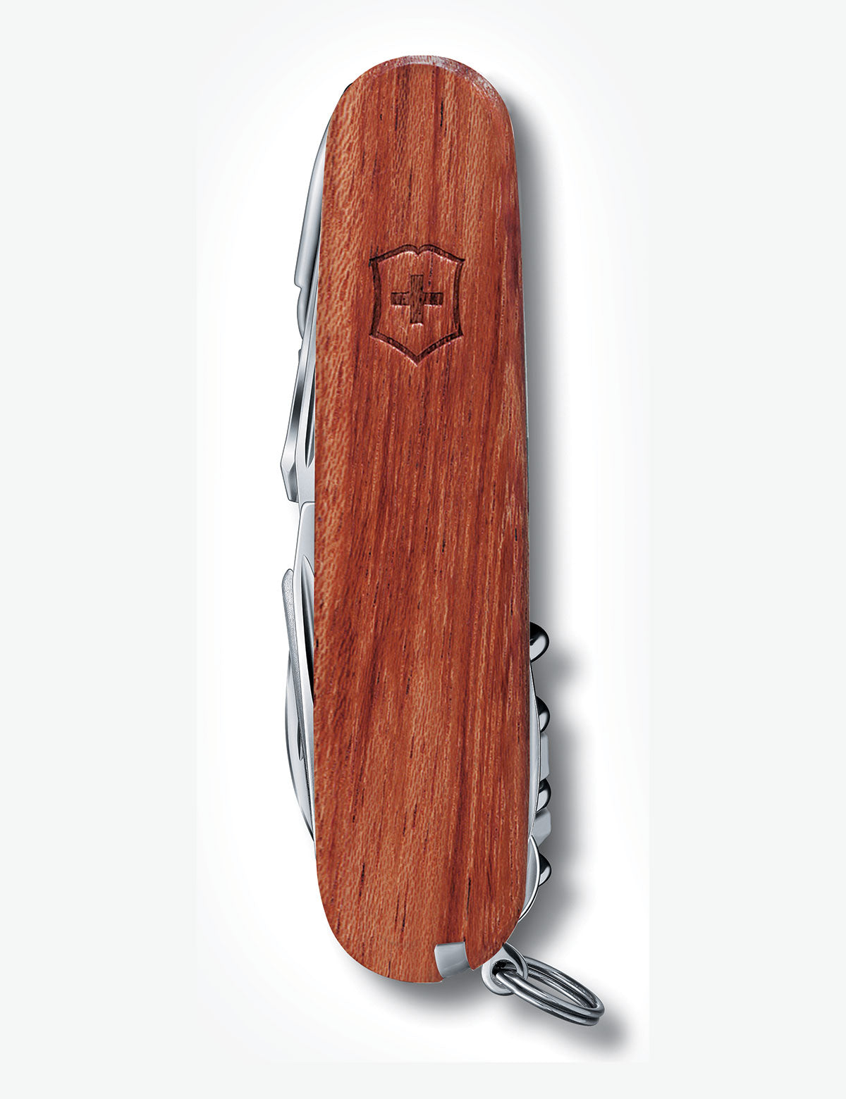 Swiss Army Pocket Knife with Walnut Wood Scales | Spartan Wood 91mm
