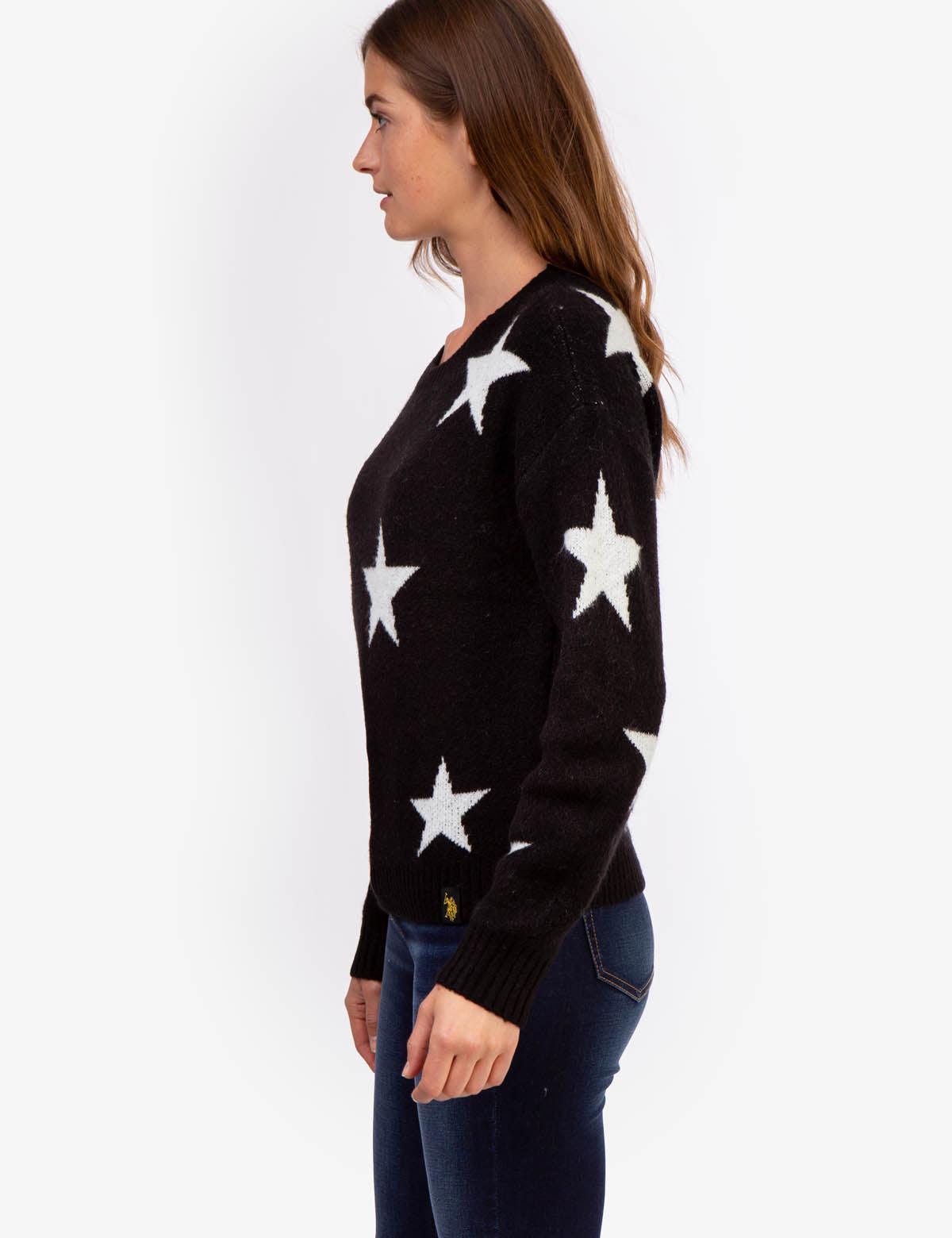 Star Design Crew Neck Sweater | U.S. Polo Assn.
