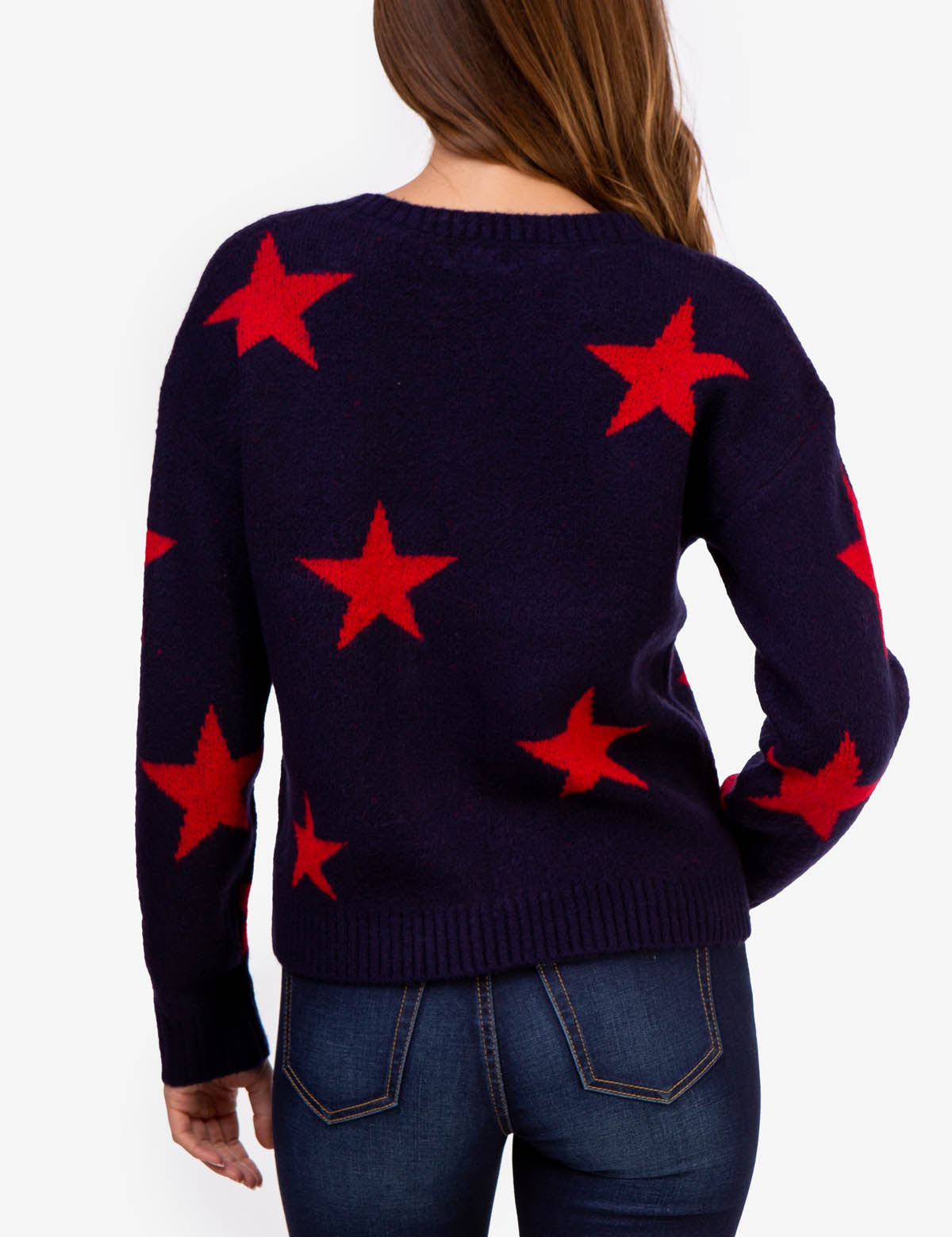 Star Design Crew Neck Sweater | U.S. Polo Assn.