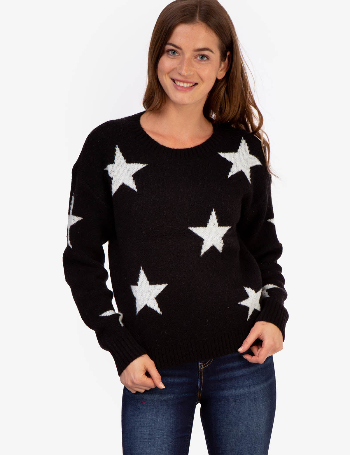 Star Design Crew Neck Sweater | U.S. Polo Assn.