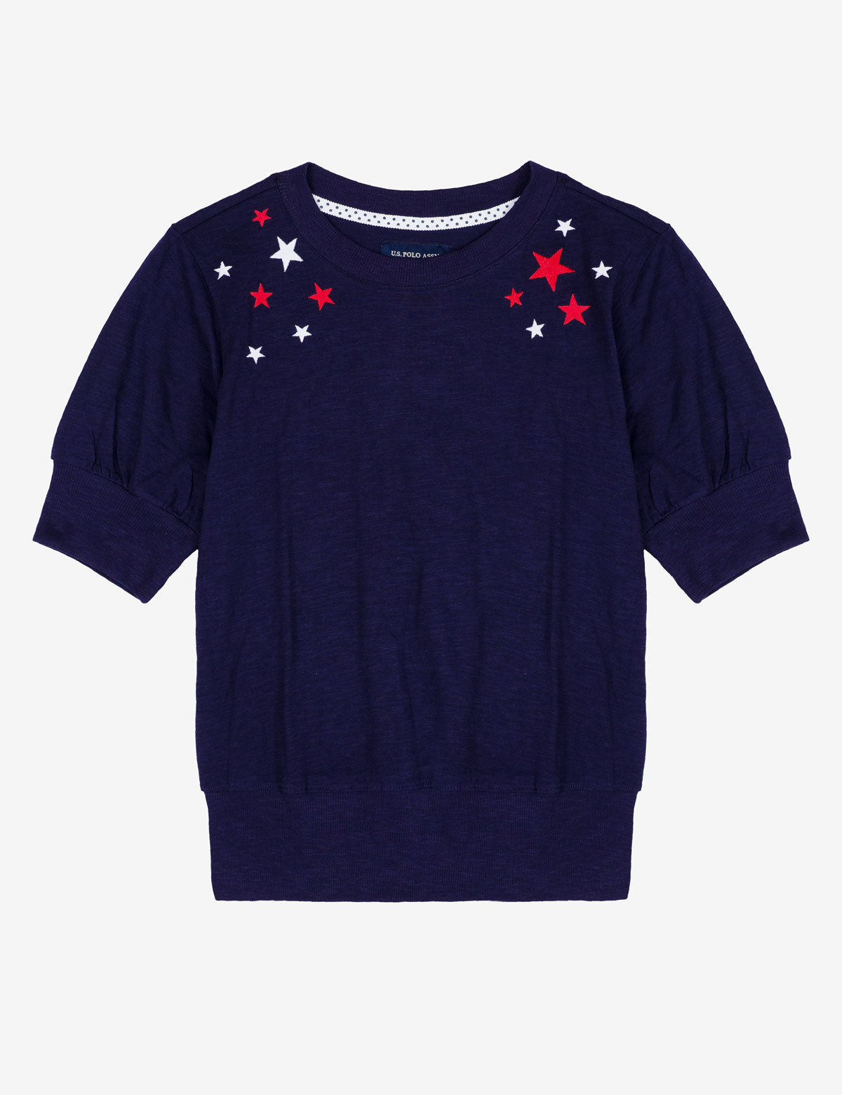 Star Print Cotton Short Sleeve Top | U.S. Polo Assn.