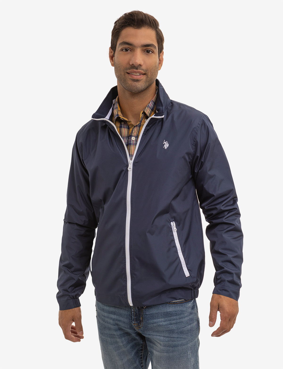 Lightweight Stow Hood Windbreaker Jacket for Outdoor Activities