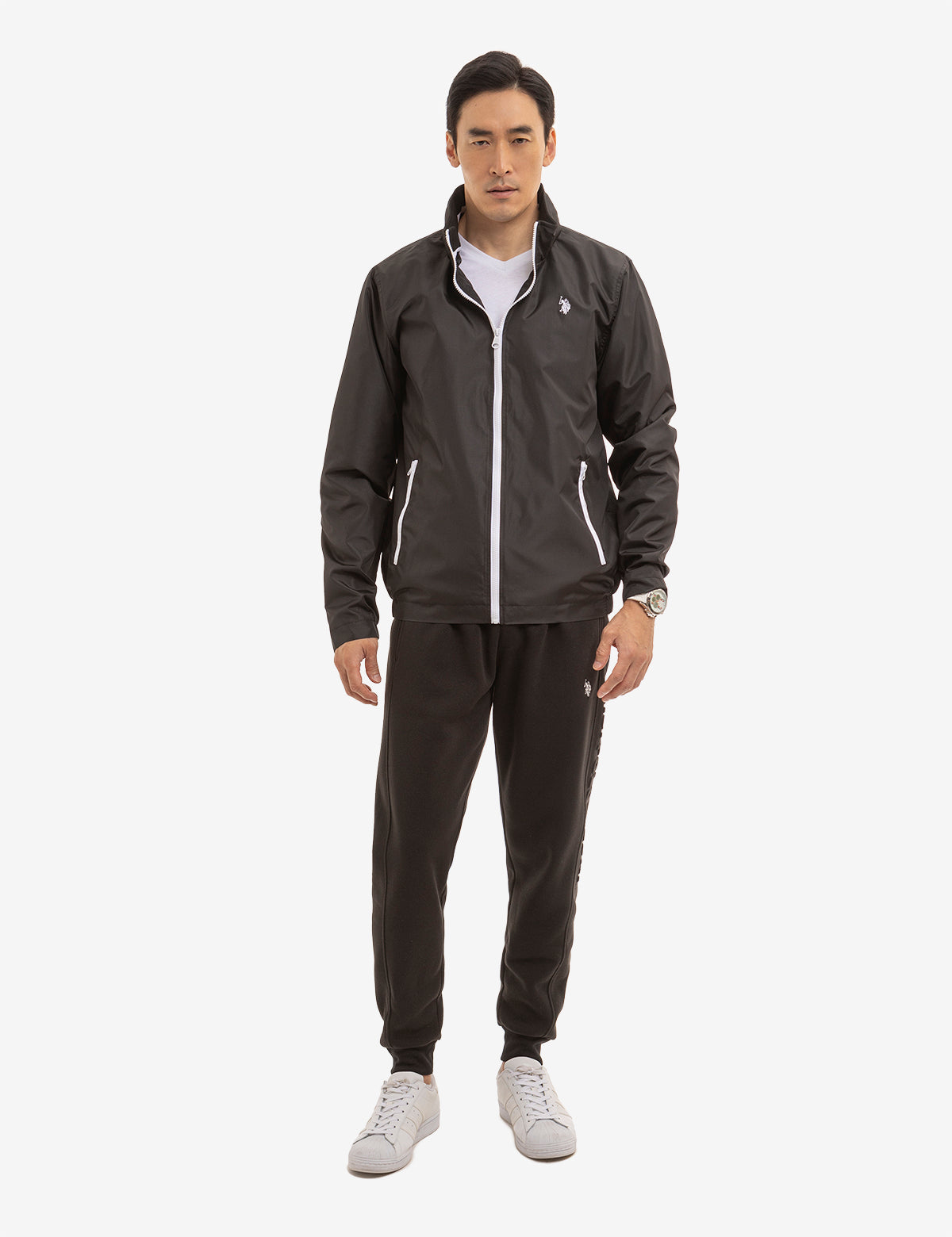 Lightweight Stow Hood Windbreaker Jacket for Outdoor Activities