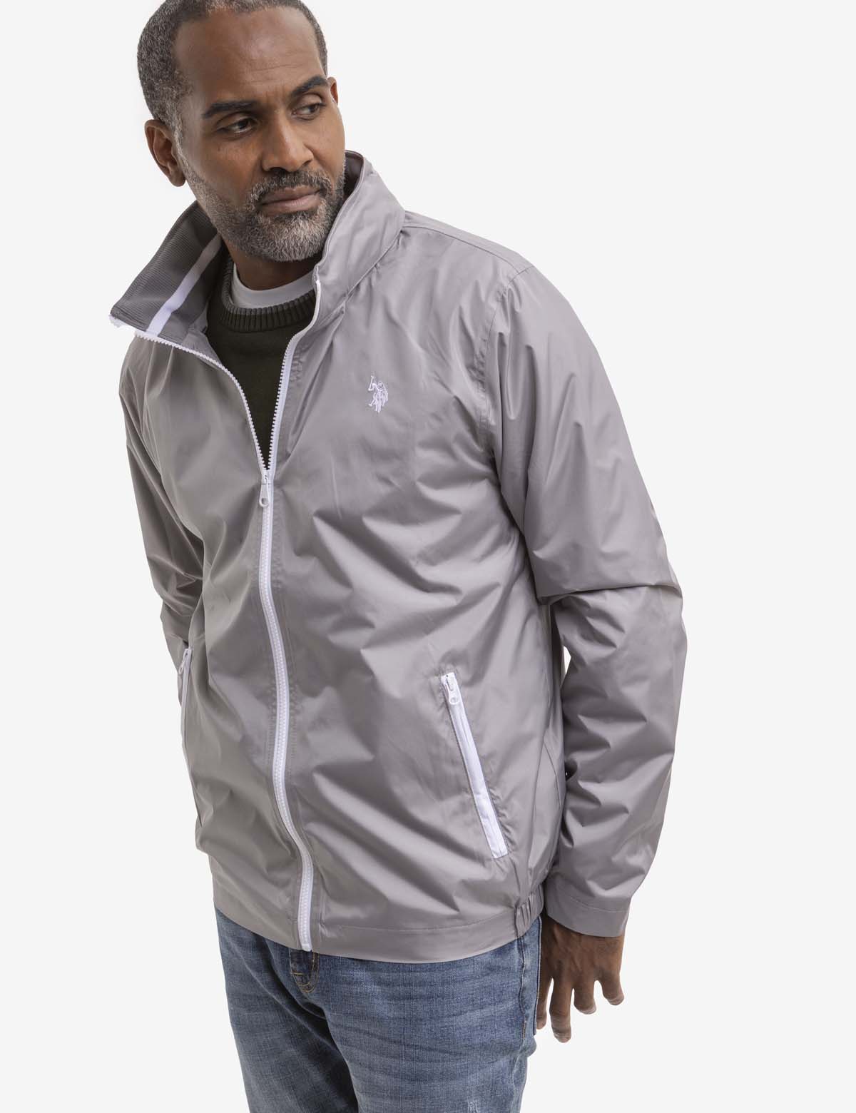 Lightweight Stow Hood Windbreaker Jacket for Outdoor Activities