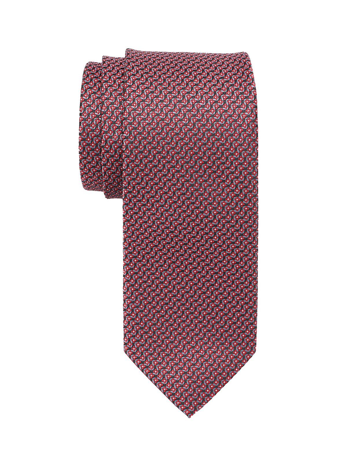 Red Pattern Tie for Men | Classic 3 Inch Width | U.S. Polo Assn.