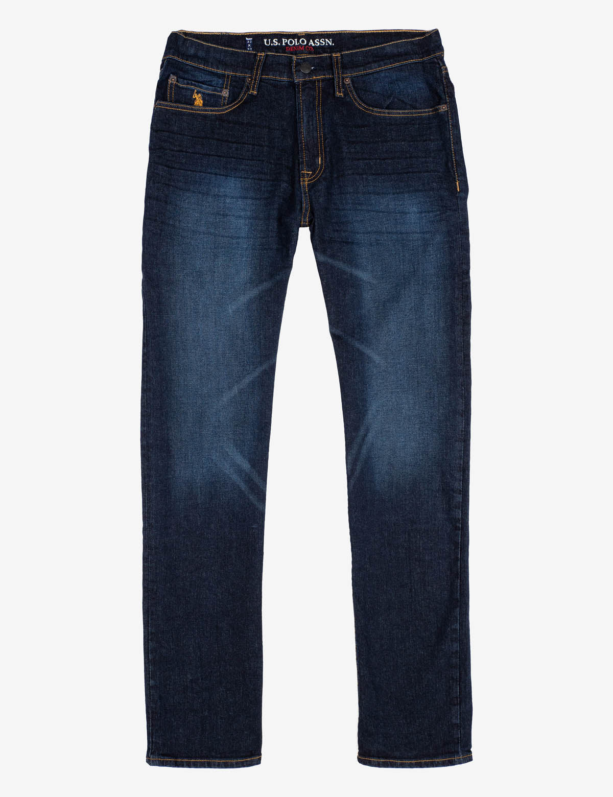 Light Wash Straight Fit Jeans for Men | 100% Cotton