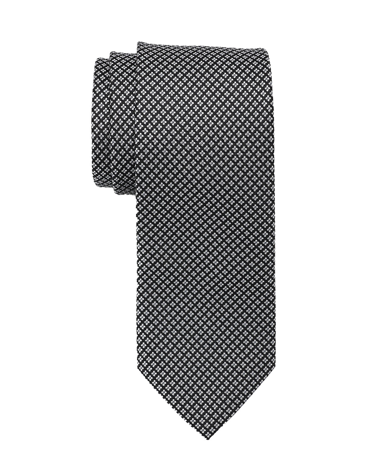 Black Pattern Tie for Men | U.S. Polo Assn. Classic 3-Inch Width