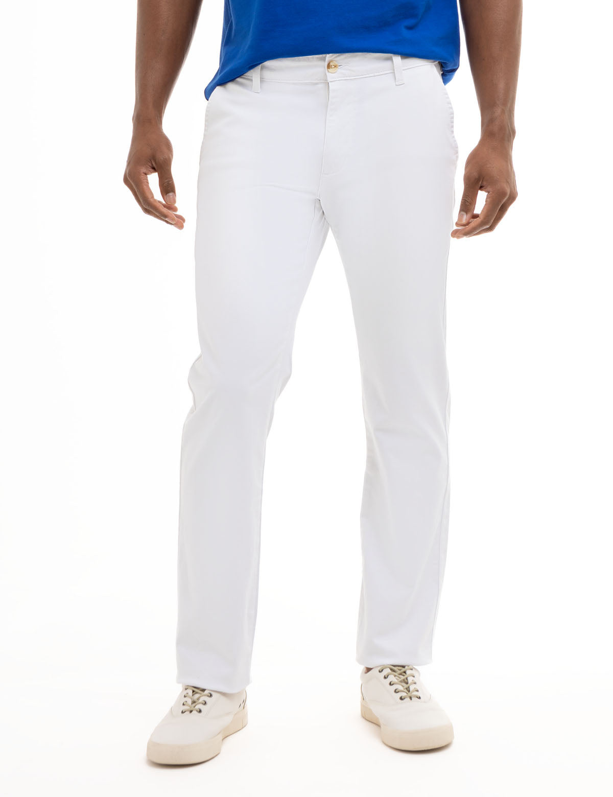 Men's Slim Fit Stretch Twill Chino Pants | Straight Twill