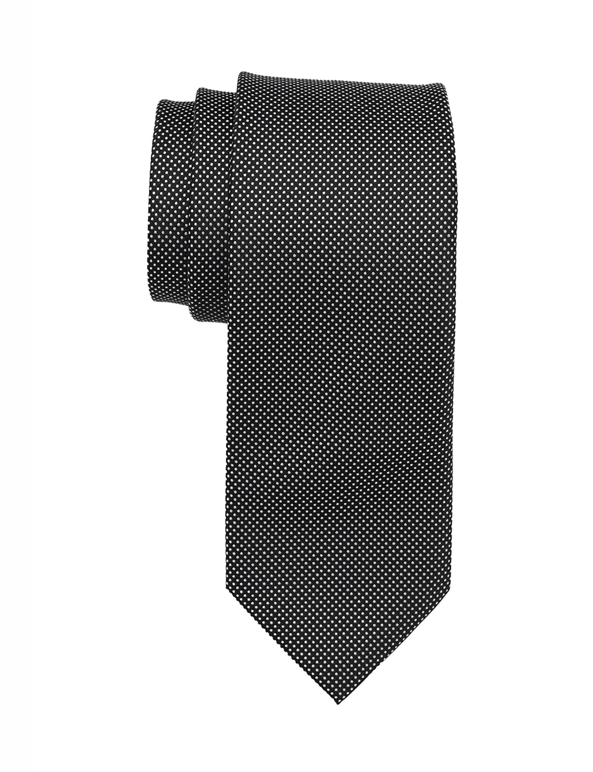 Black Dot Necktie | Classic 3-Inch Width | U.S. Polo Assn.
