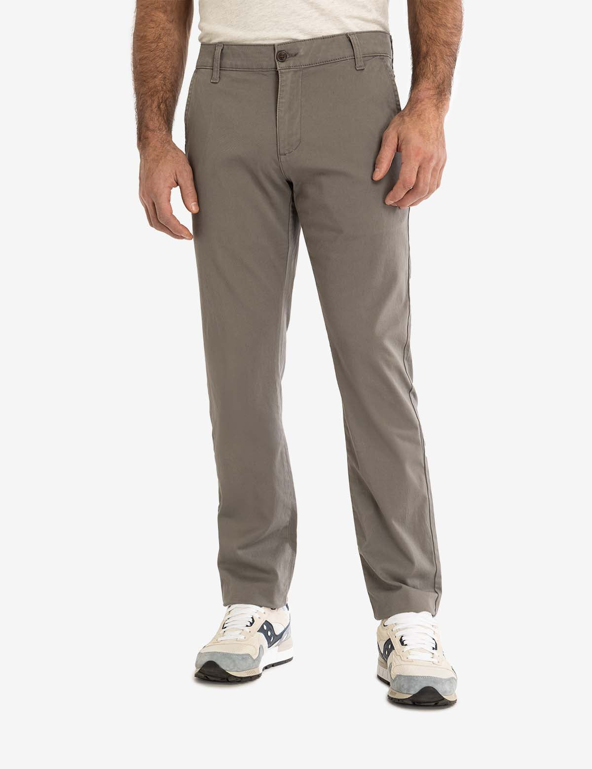 Men's Slim Fit Stretch Twill Chino Pants | Straight Twill