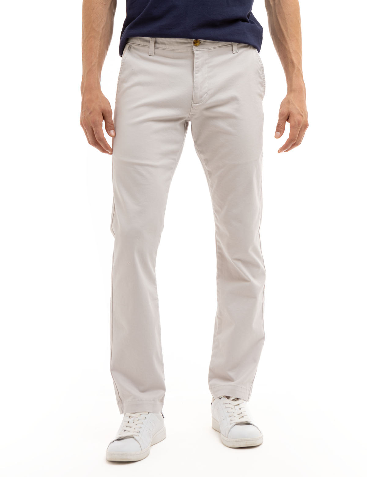 Men's Slim Fit Stretch Twill Chino Pants | Straight Twill