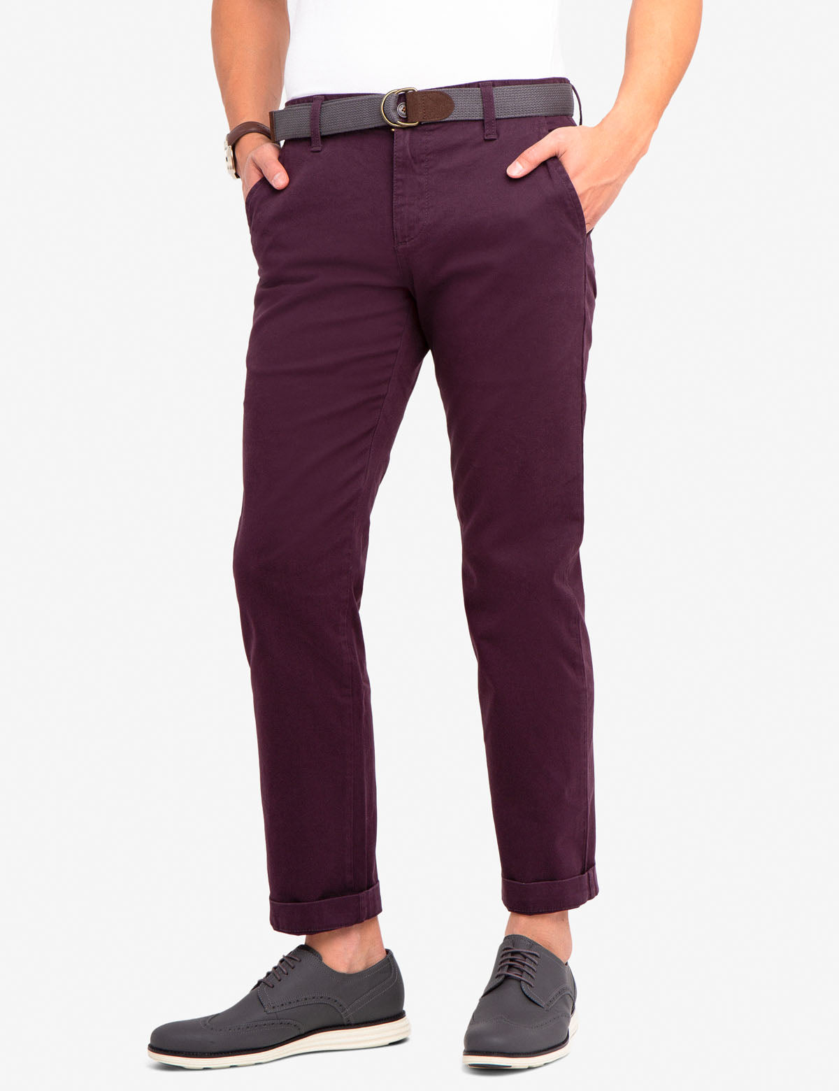 Stretch Chino Pants for Men | Slim Fit with Active Stretch Fabric