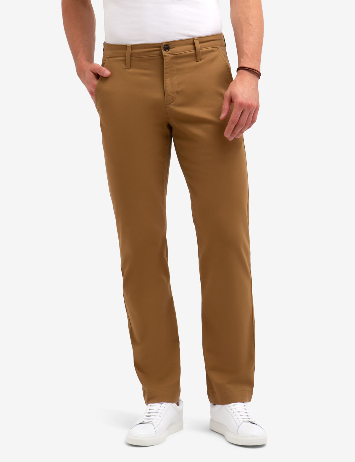 Stretch Chino Pants for Men | Slim Fit with Reversible Belt