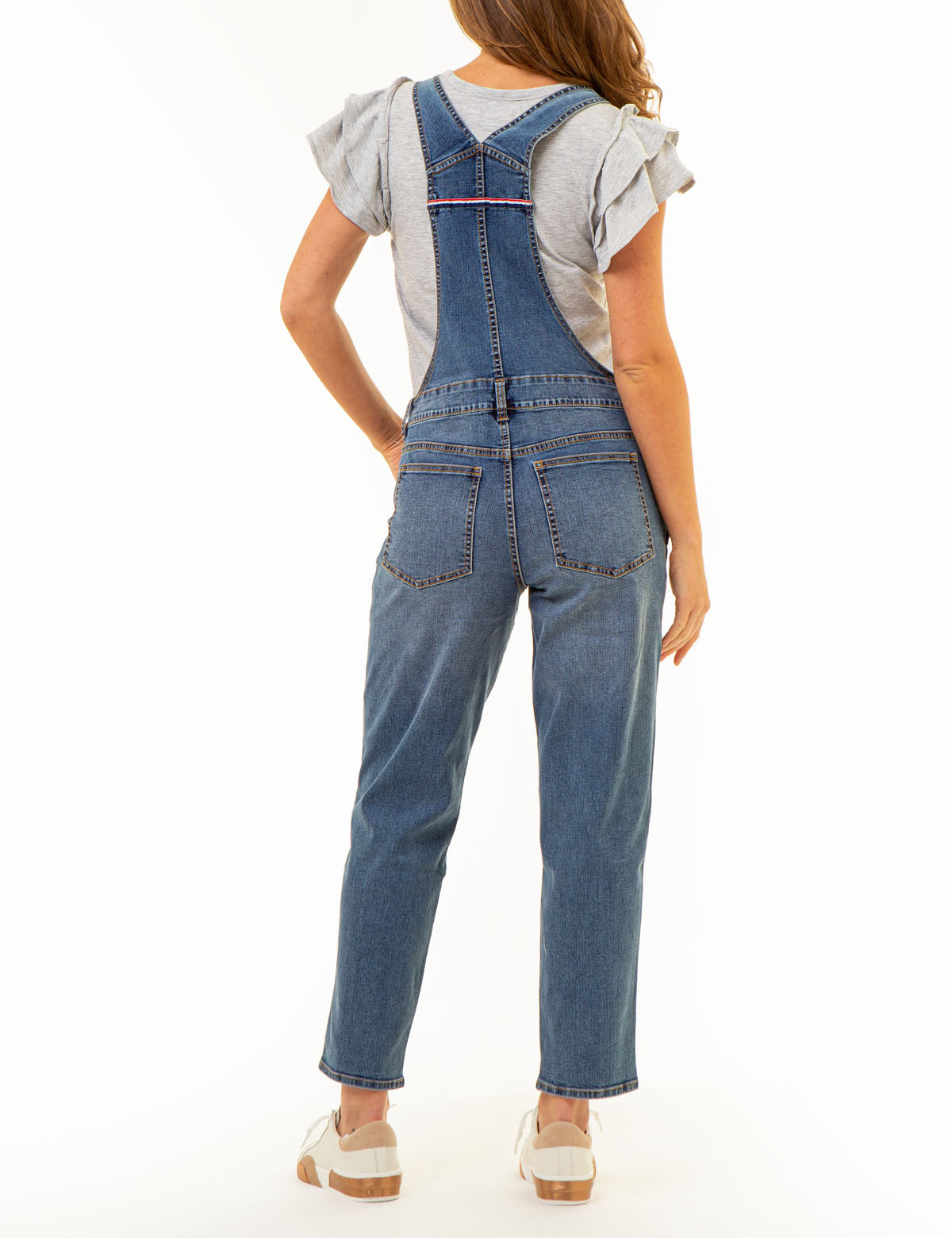 Stretch Denim Overalls for Women | Comfortable & Stylish