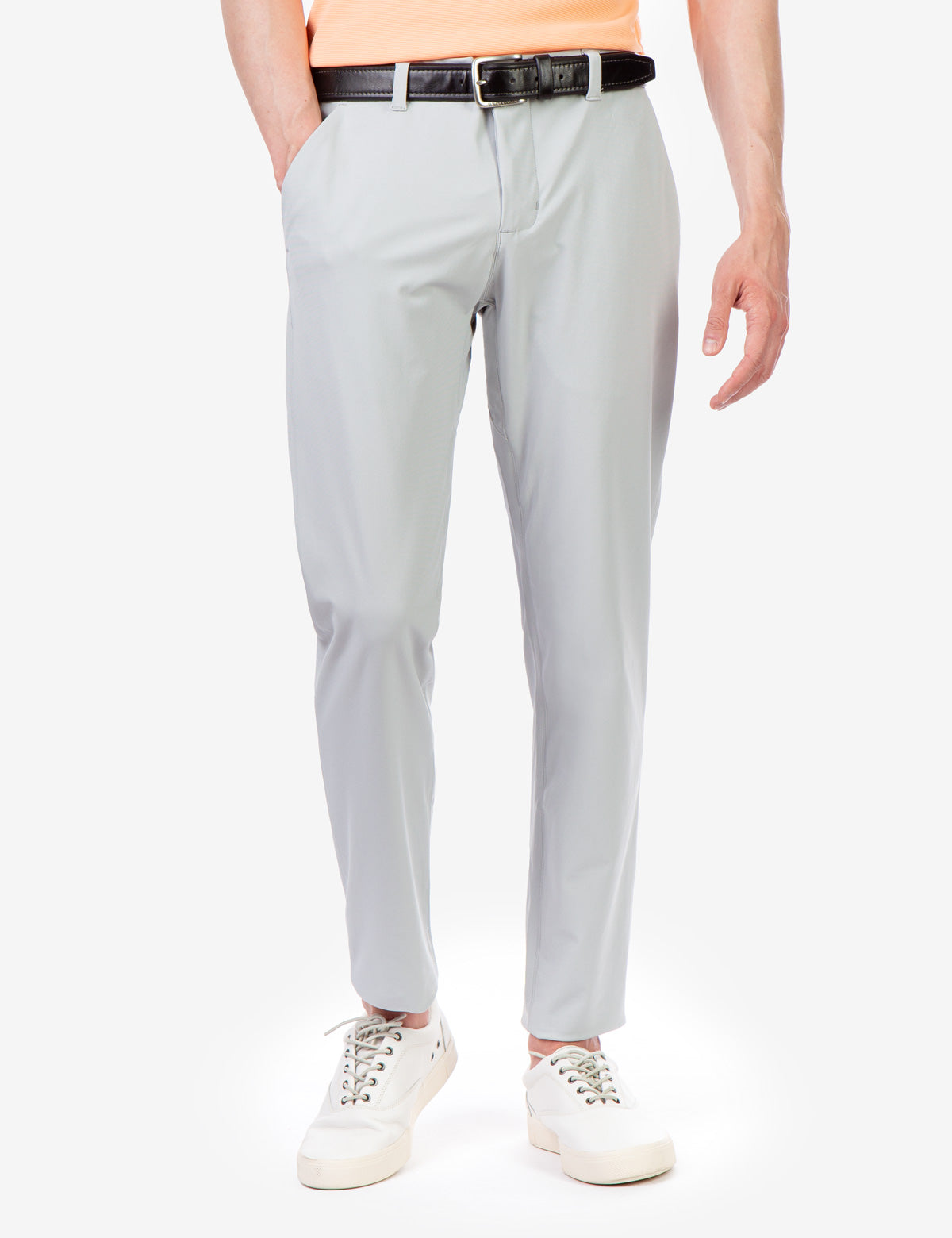 Stretch Golf Pants with Button Closure & Zip Fly | Comfort Fit