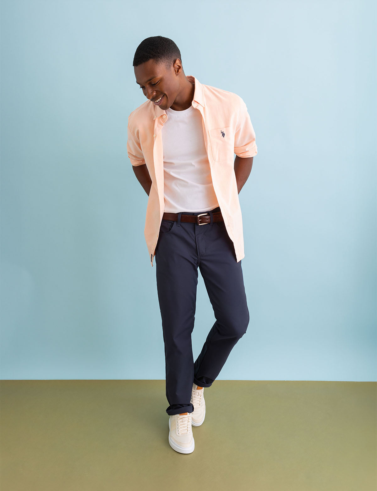 Stretch Knit Tech Pants with Zipper Pockets | Comfort & Utility
