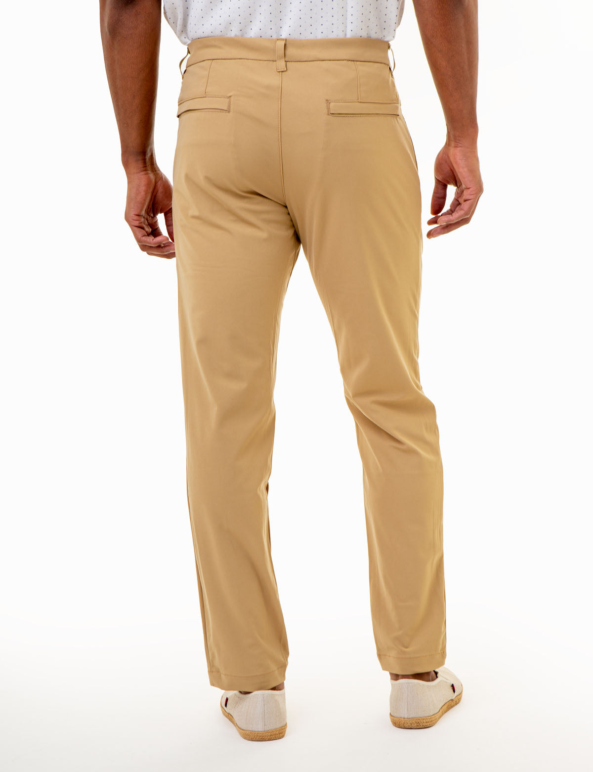 Stretch Knit Tech Pants with Zipper Pockets | Comfort & Utility