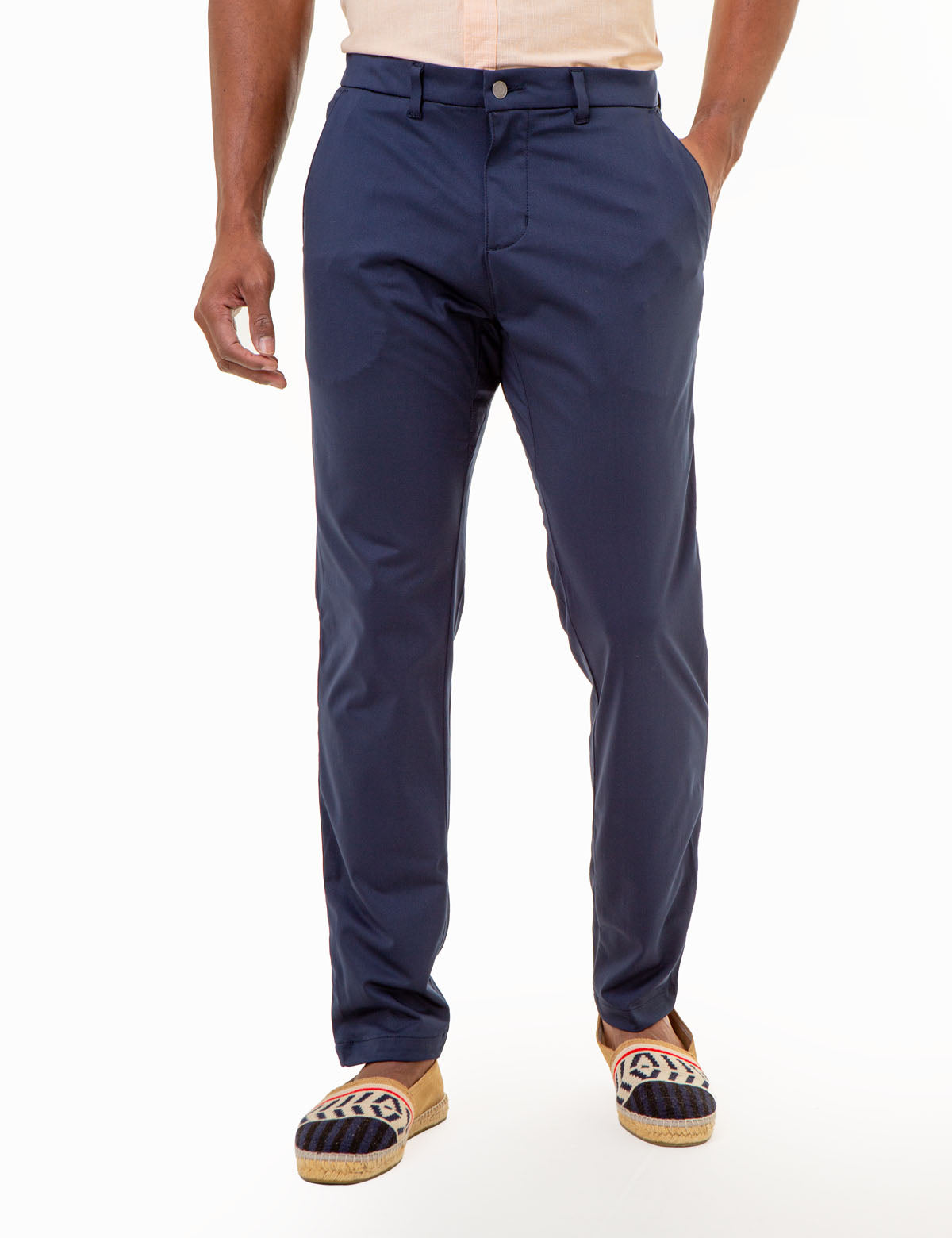 Stretch Knit Tech Pants with Zipper Pockets | Comfort & Utility