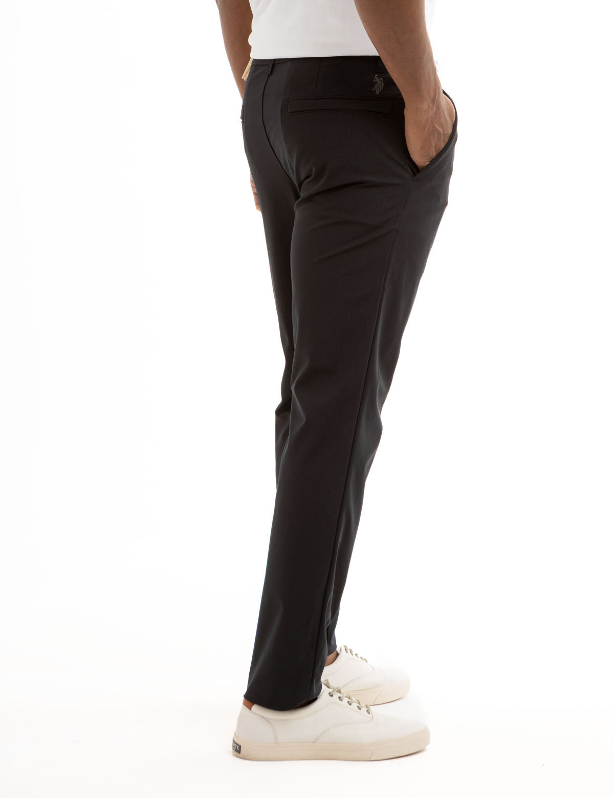 Stretch Knit Tech Pants with Zipper Pockets | Comfort & Utility