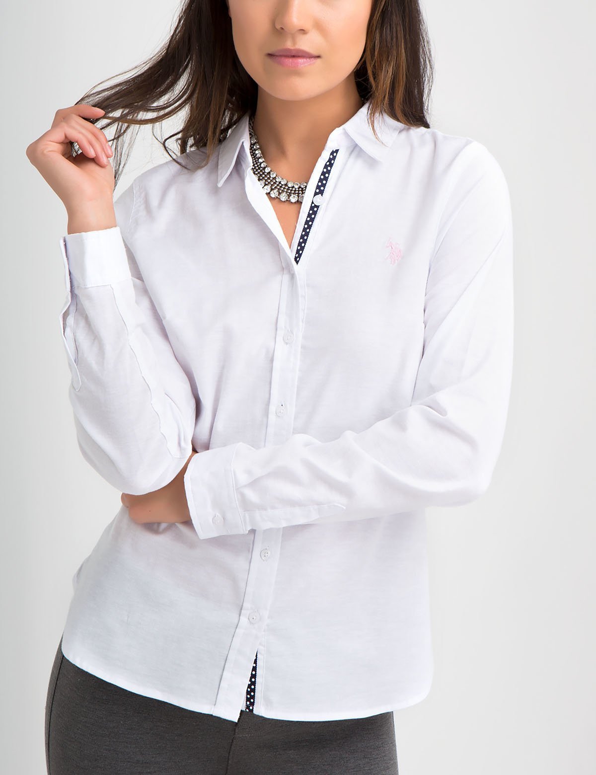 Stretch Oxford Shirt for Men | Classic Fit with Button-Up Placket
