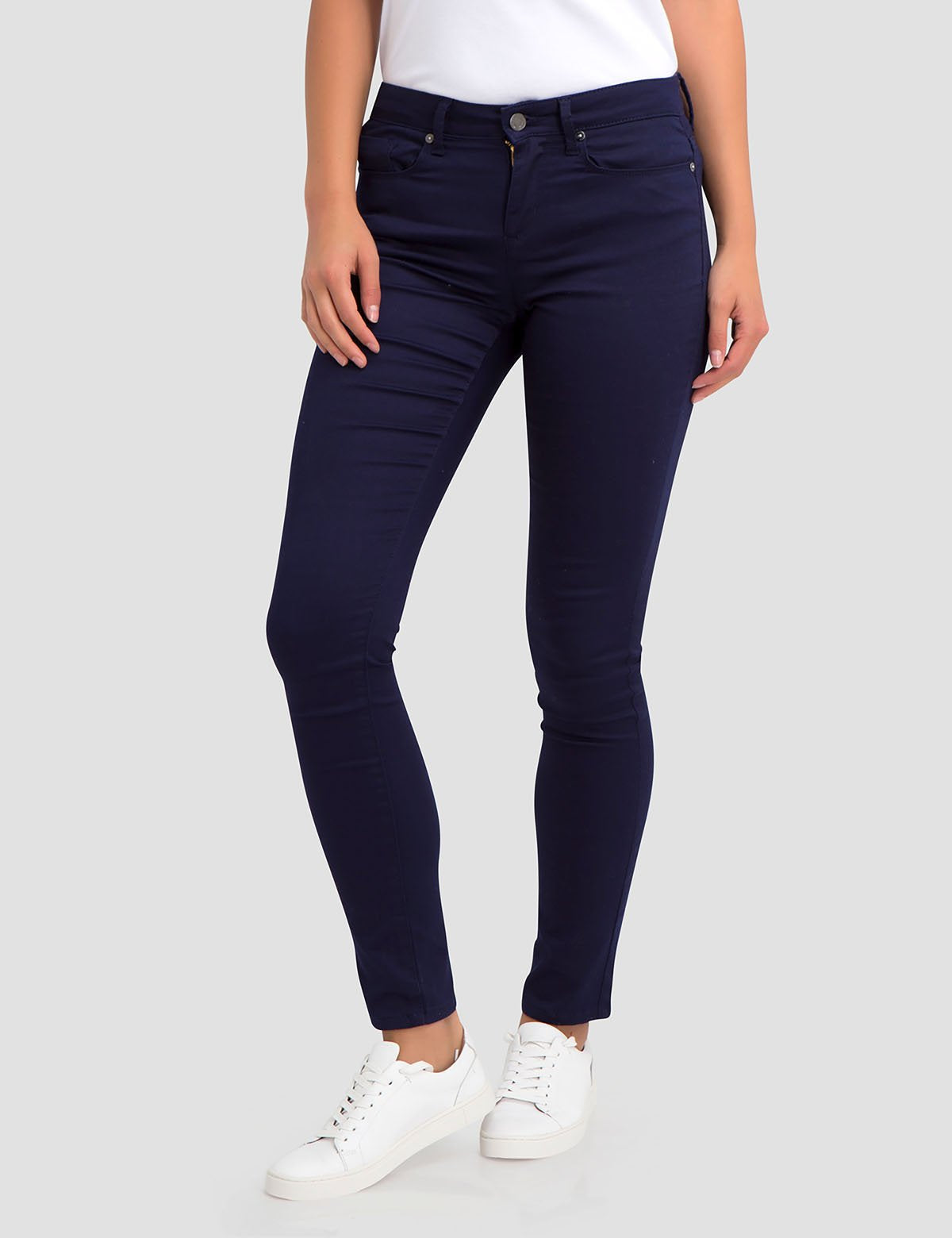 Stretch Sateen Skinny Pants for Women | Cotton Blend & Machine Washable