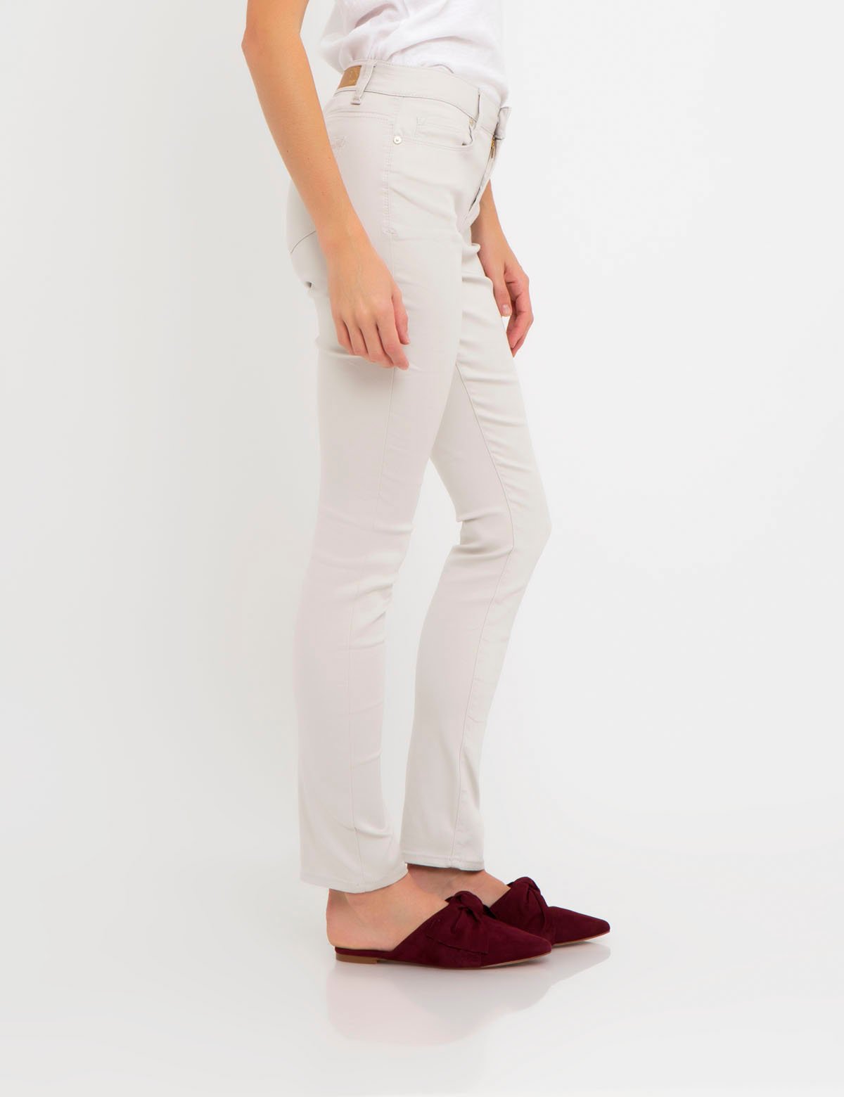 Stretch Sateen Skinny Pants for Women | Cotton Blend & Machine Washable