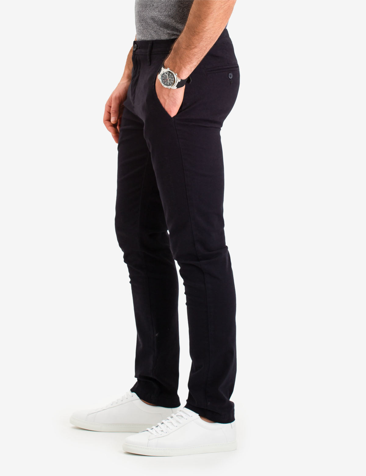 Stretch Slim Chino Pants for Men | 98% Cotton & 2% Spandex