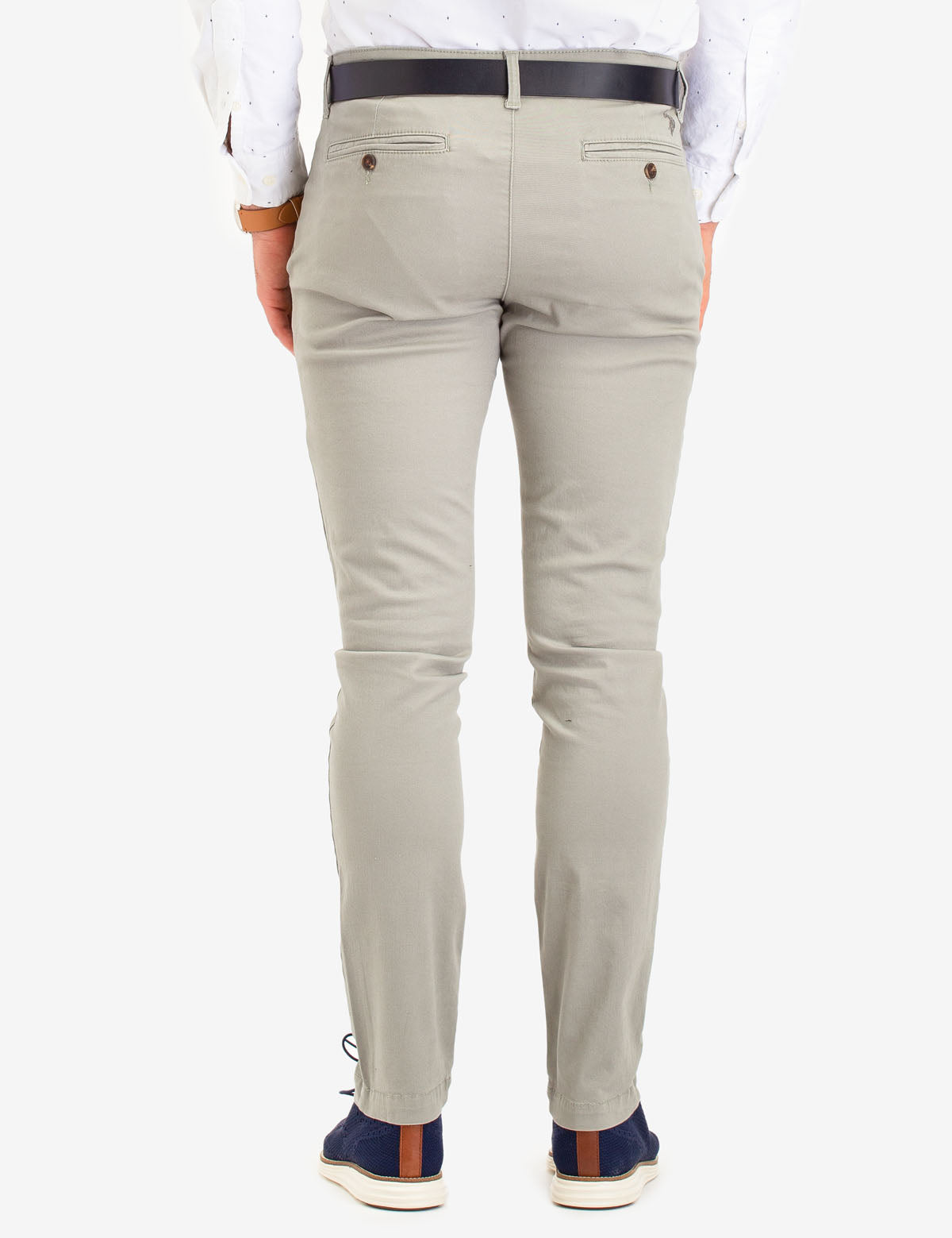 Stretch Slim Chino Pants for Men | 98% Cotton & 2% Spandex