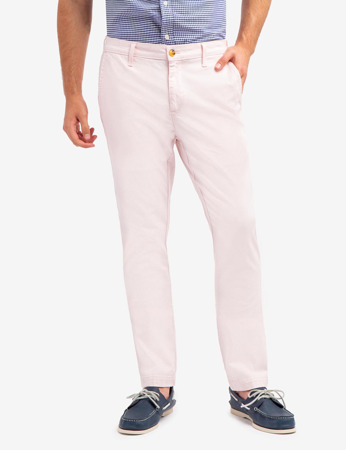Stretch Slim Chino Pants for Men | 98% Cotton & 2% Spandex