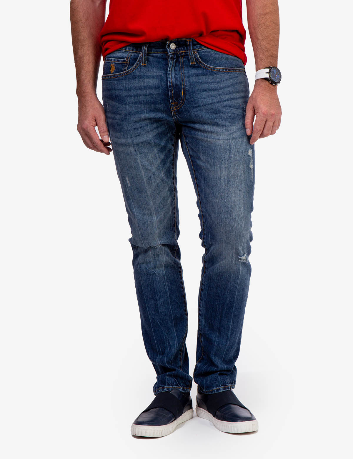 Stretch Slim Fit Jeans for Men | Comfortable & Flexible Denim