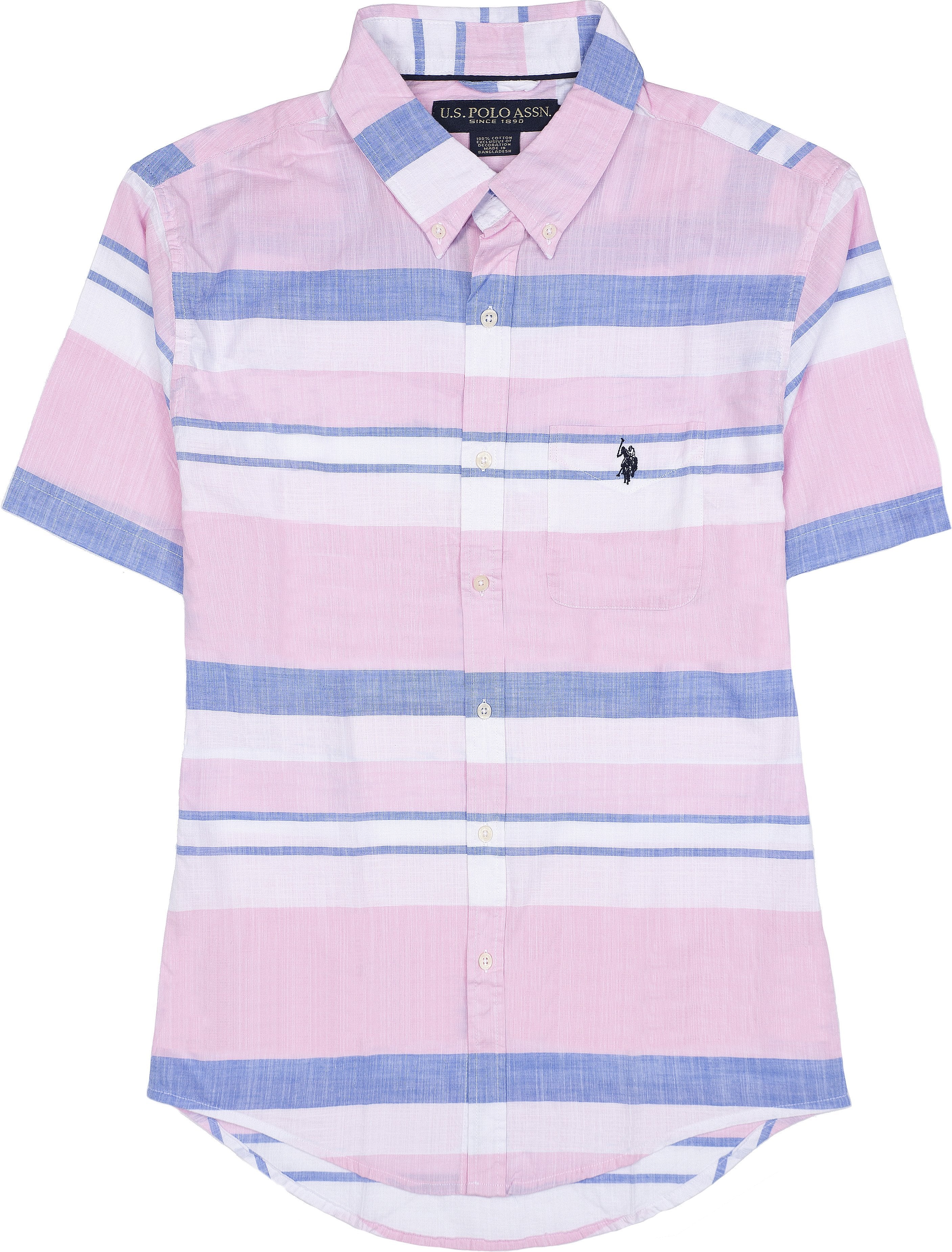 Stretch Slim Stripe Shirt for Men | Black Mallet