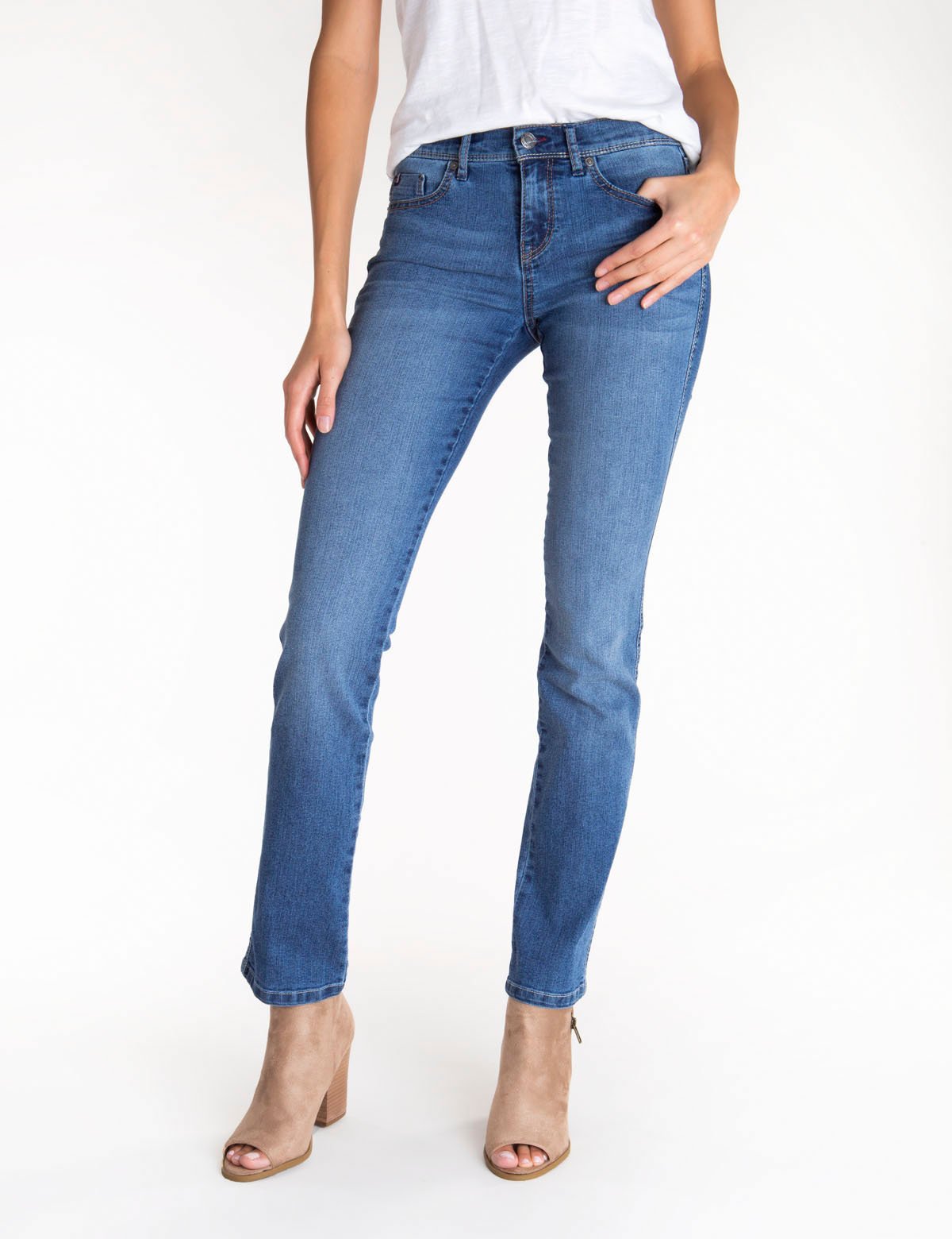 Stretch Straight Fit Jeans for Men | Premium Denim with Comfort
