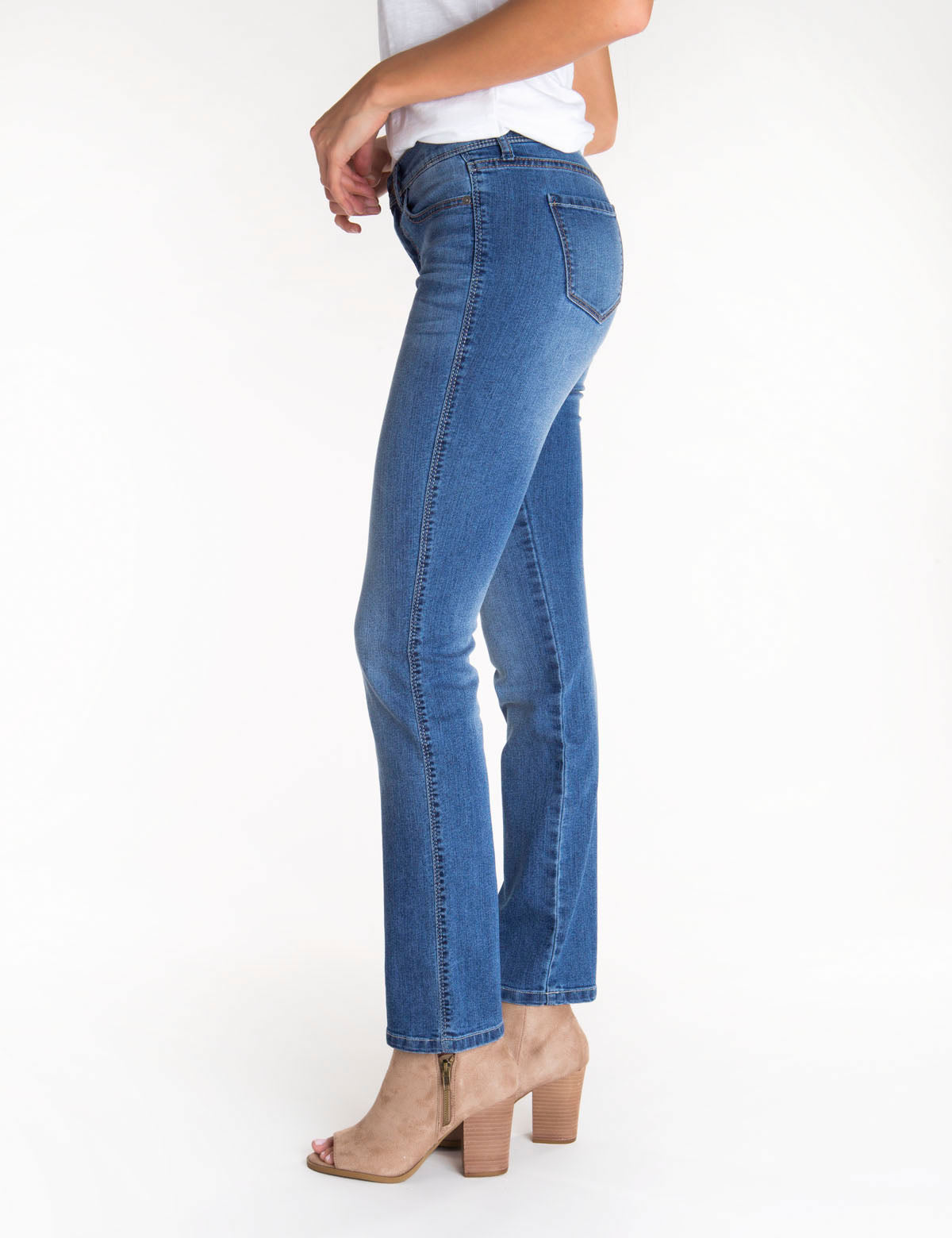 Stretch Straight Fit Jeans for Men | Premium Denim with Comfort